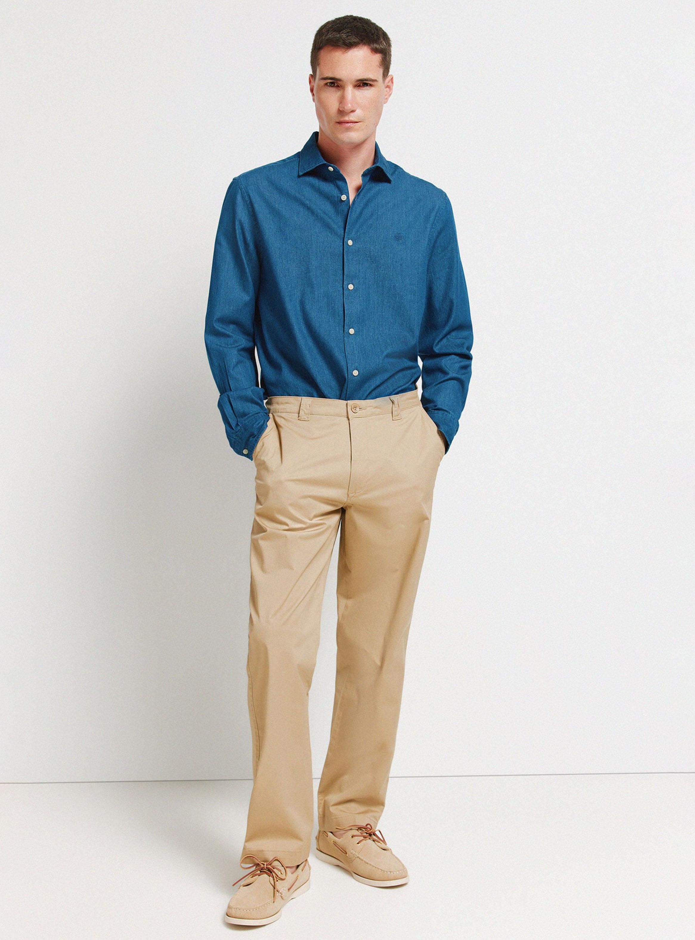 Pantalón Ligero Straight Fit-4