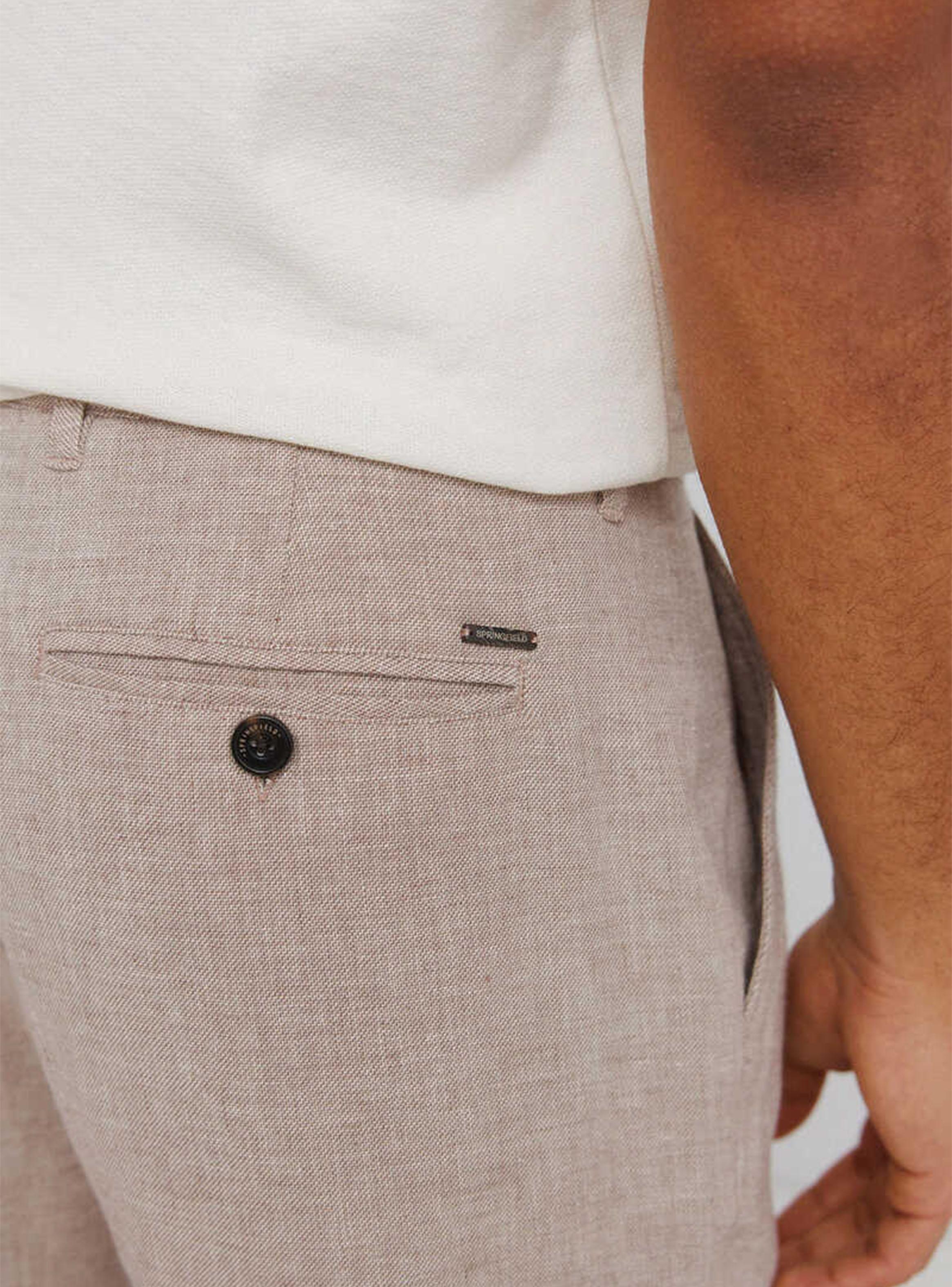 Pantalón Estructura Lino Comfort Slim Fit-4