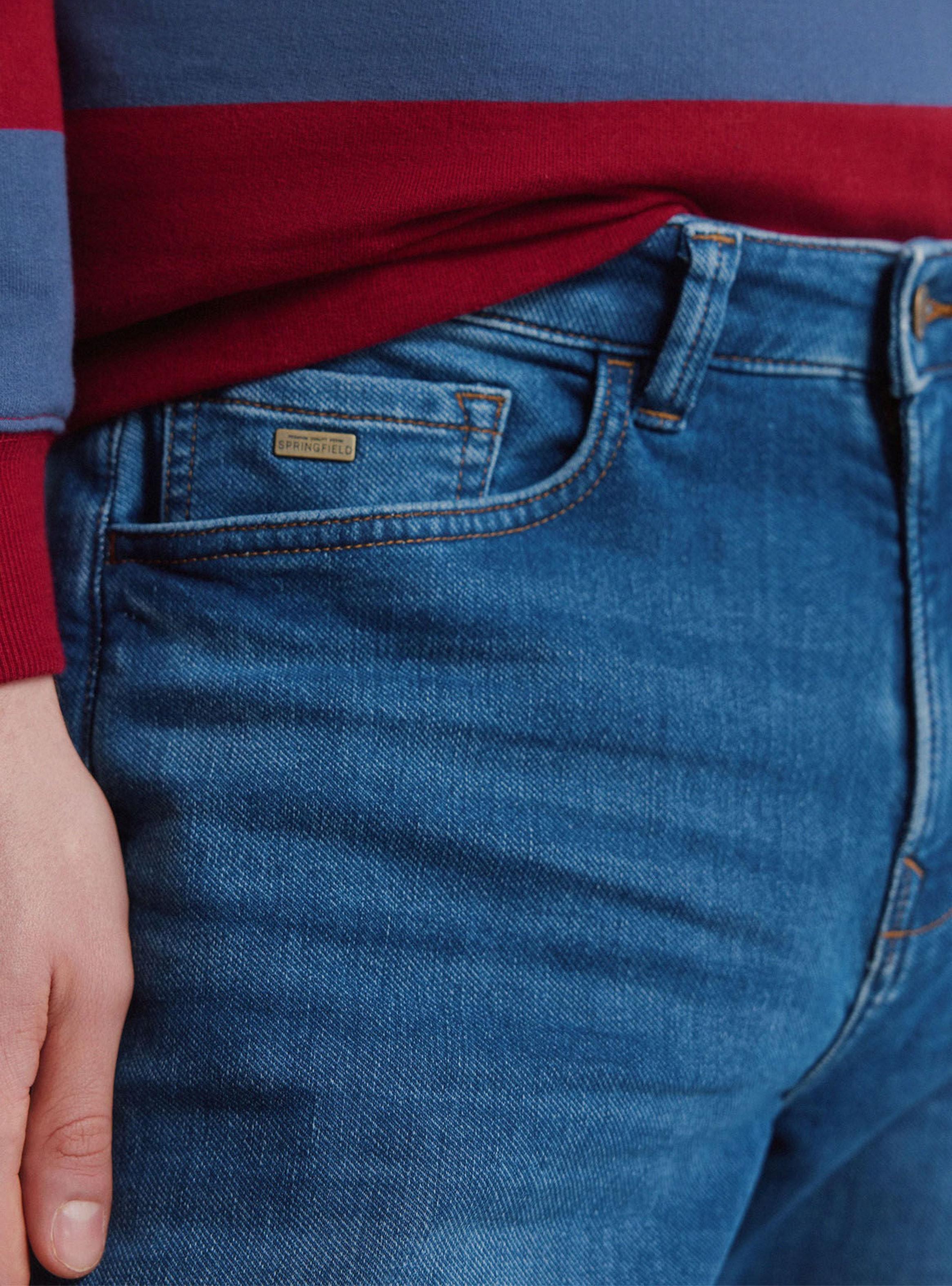 Jeans Lavado Medio Slim Fit-2