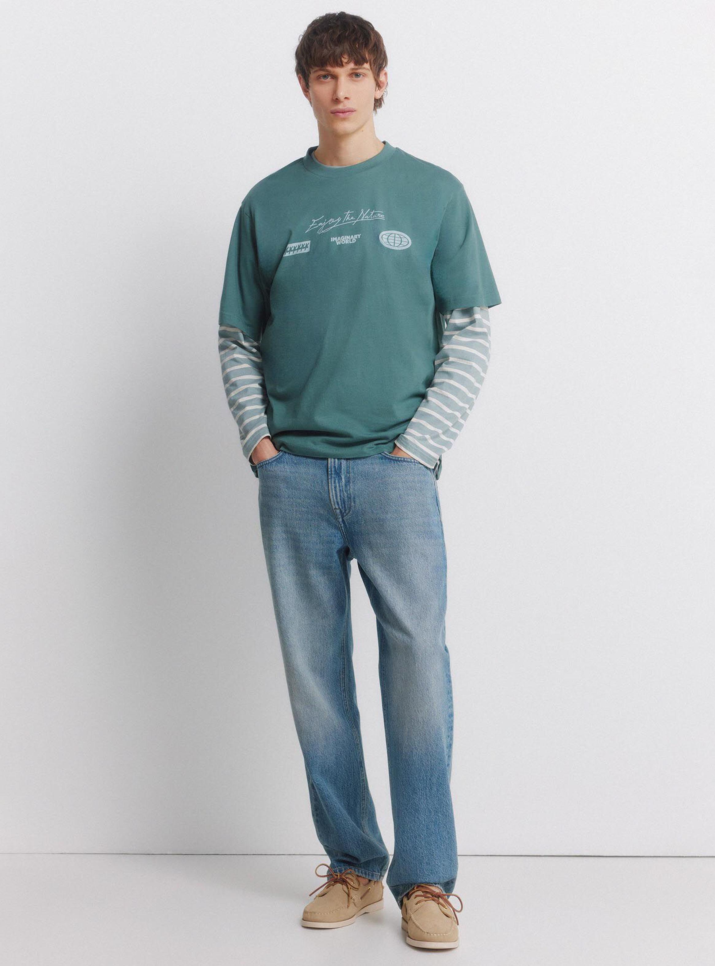 Jeans Desgastado Straight Fit-5