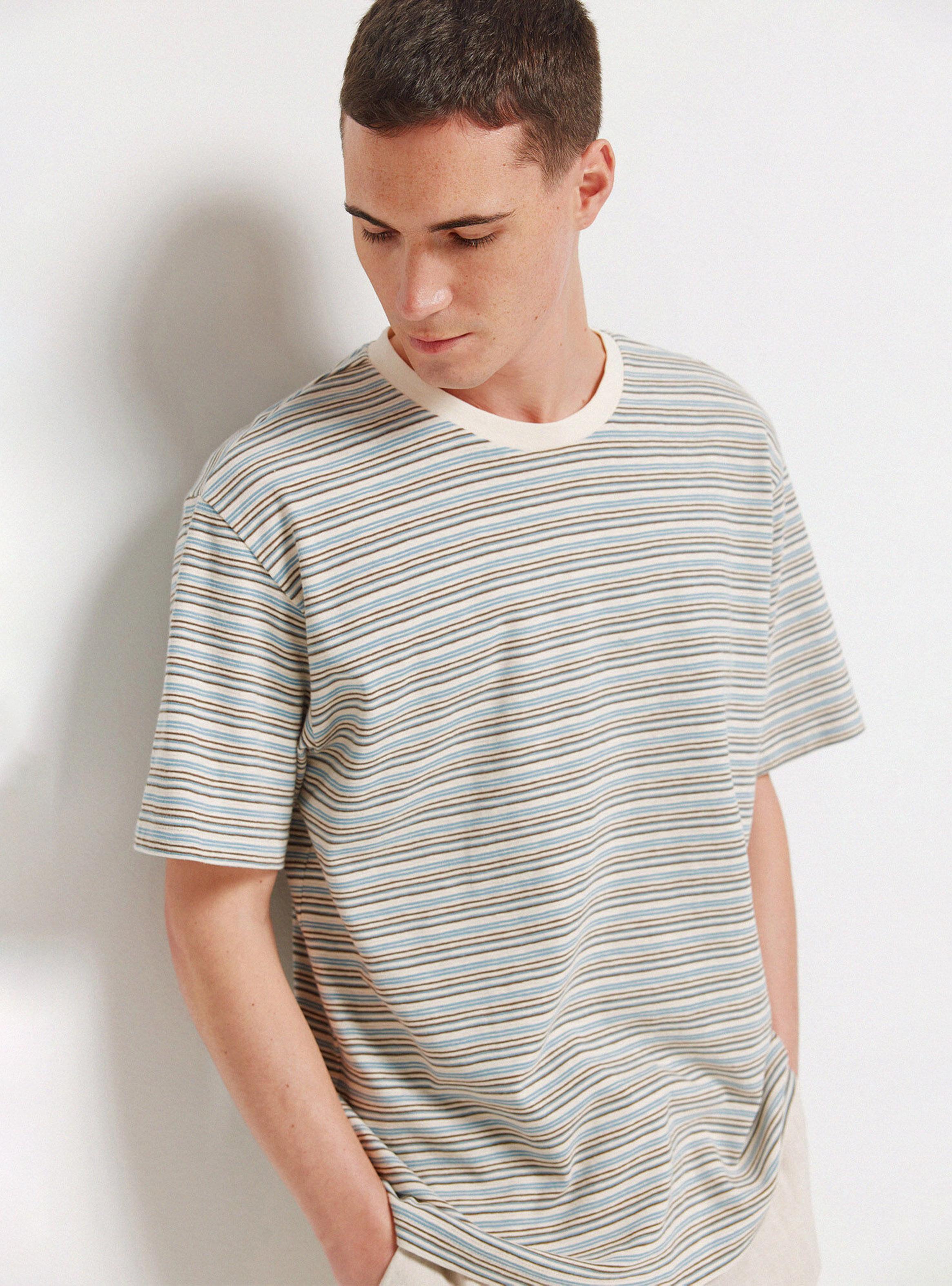 Polera Boxy Fit Rayas-2