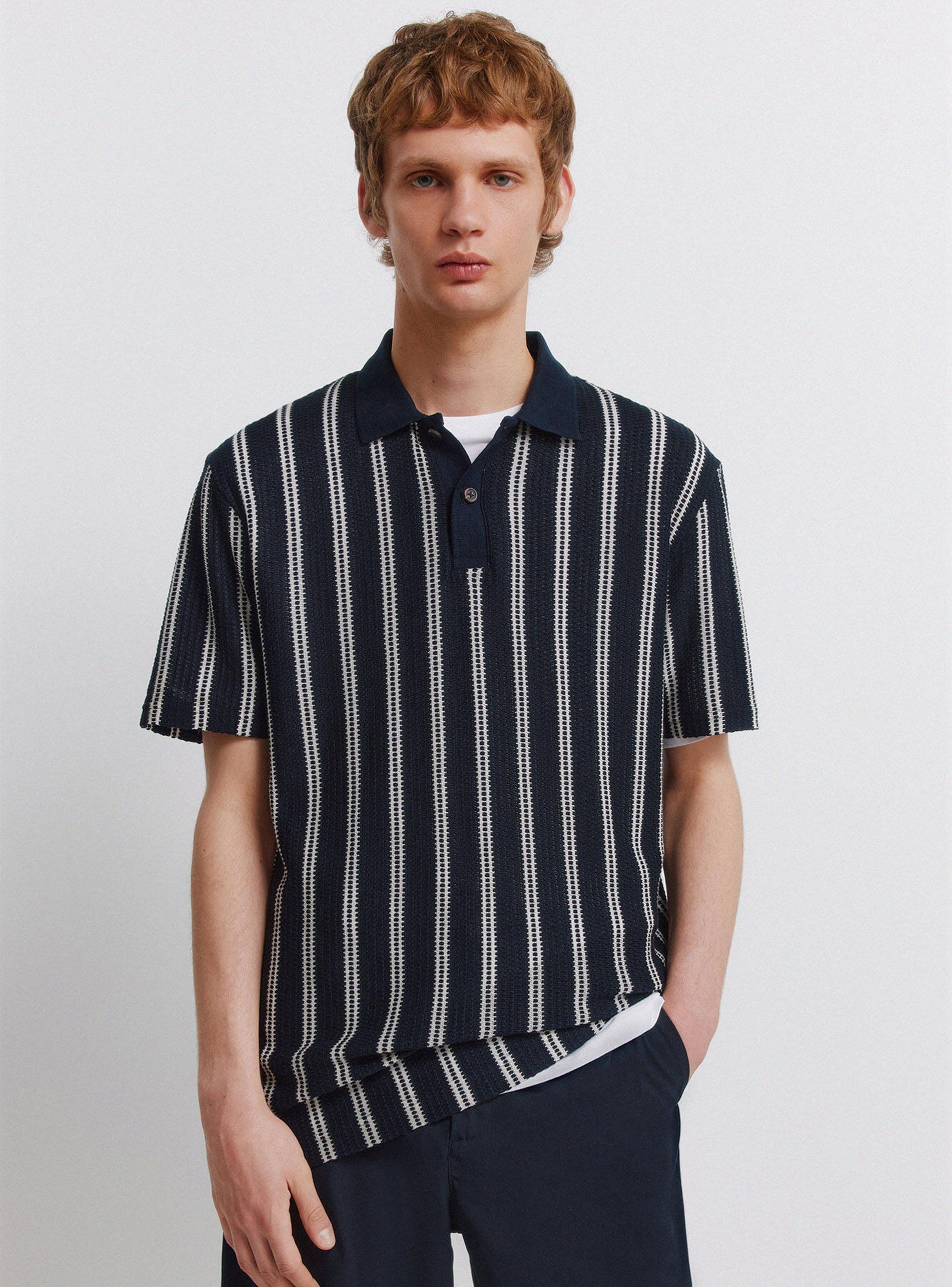Polera Polo Raya Vertical-0