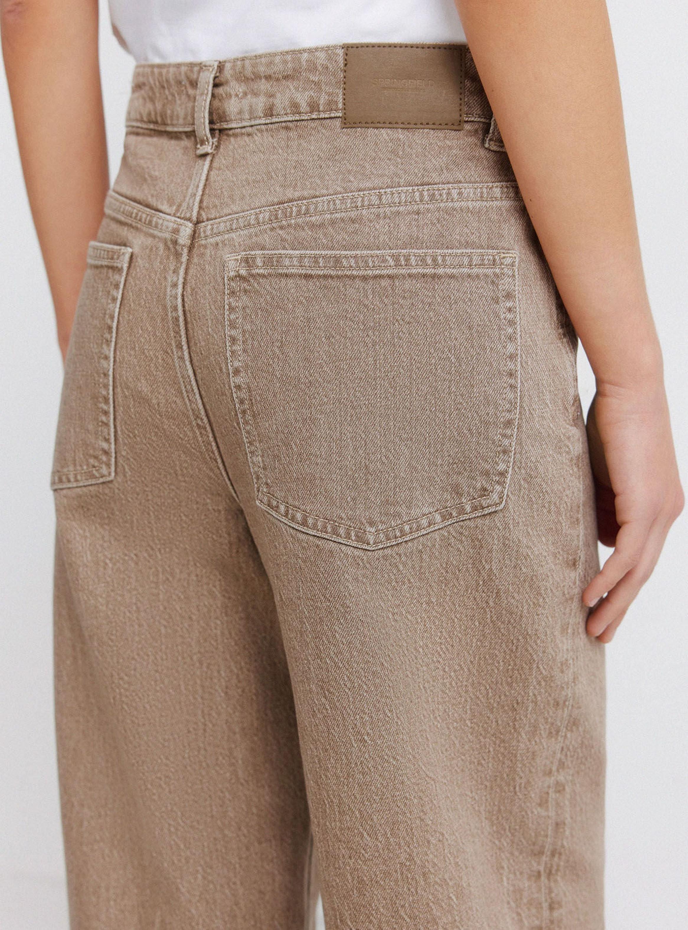 Jeans Wide Leg Tiro Alto-3