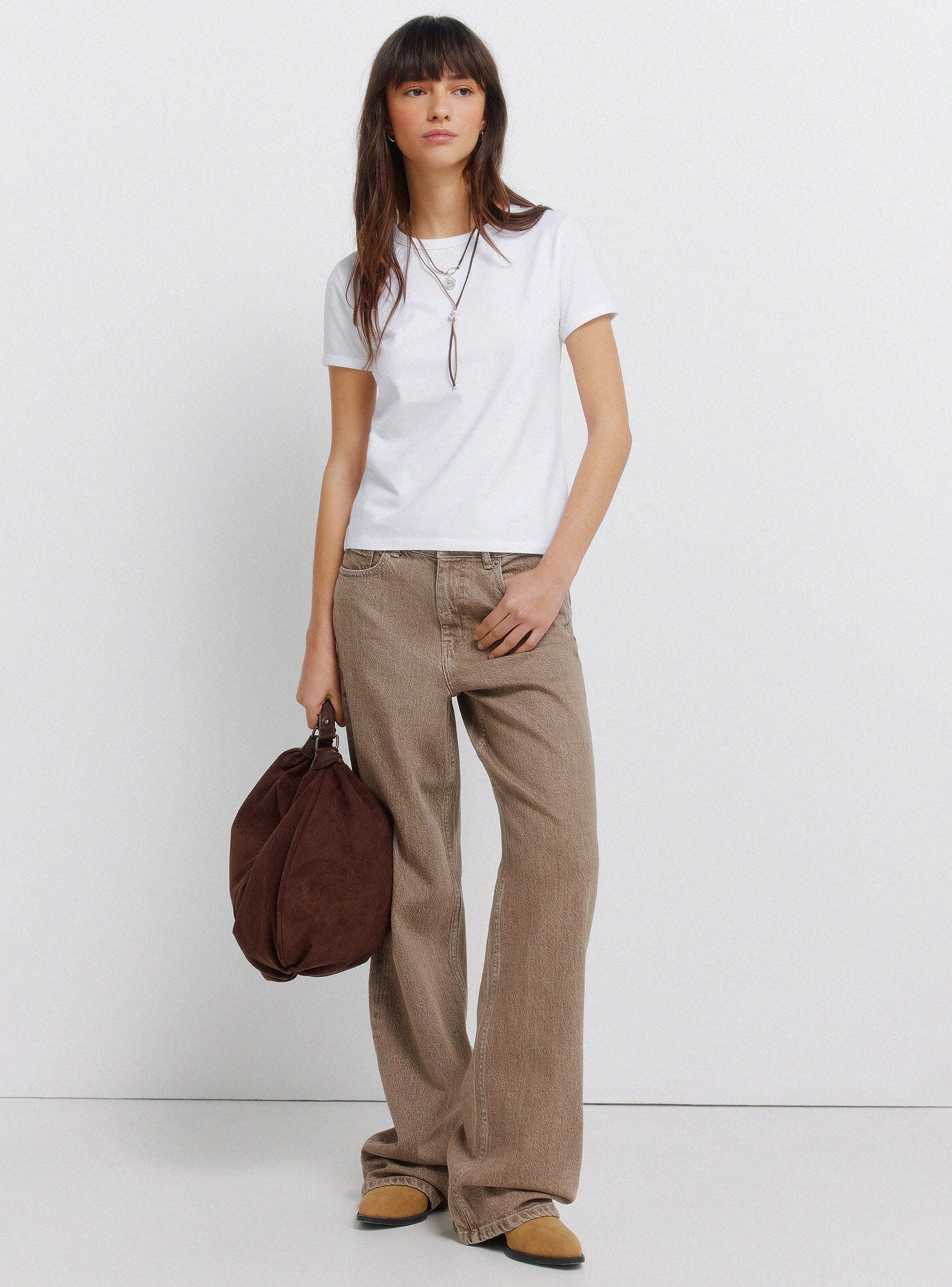 Jeans Wide Leg Tiro Alto-5