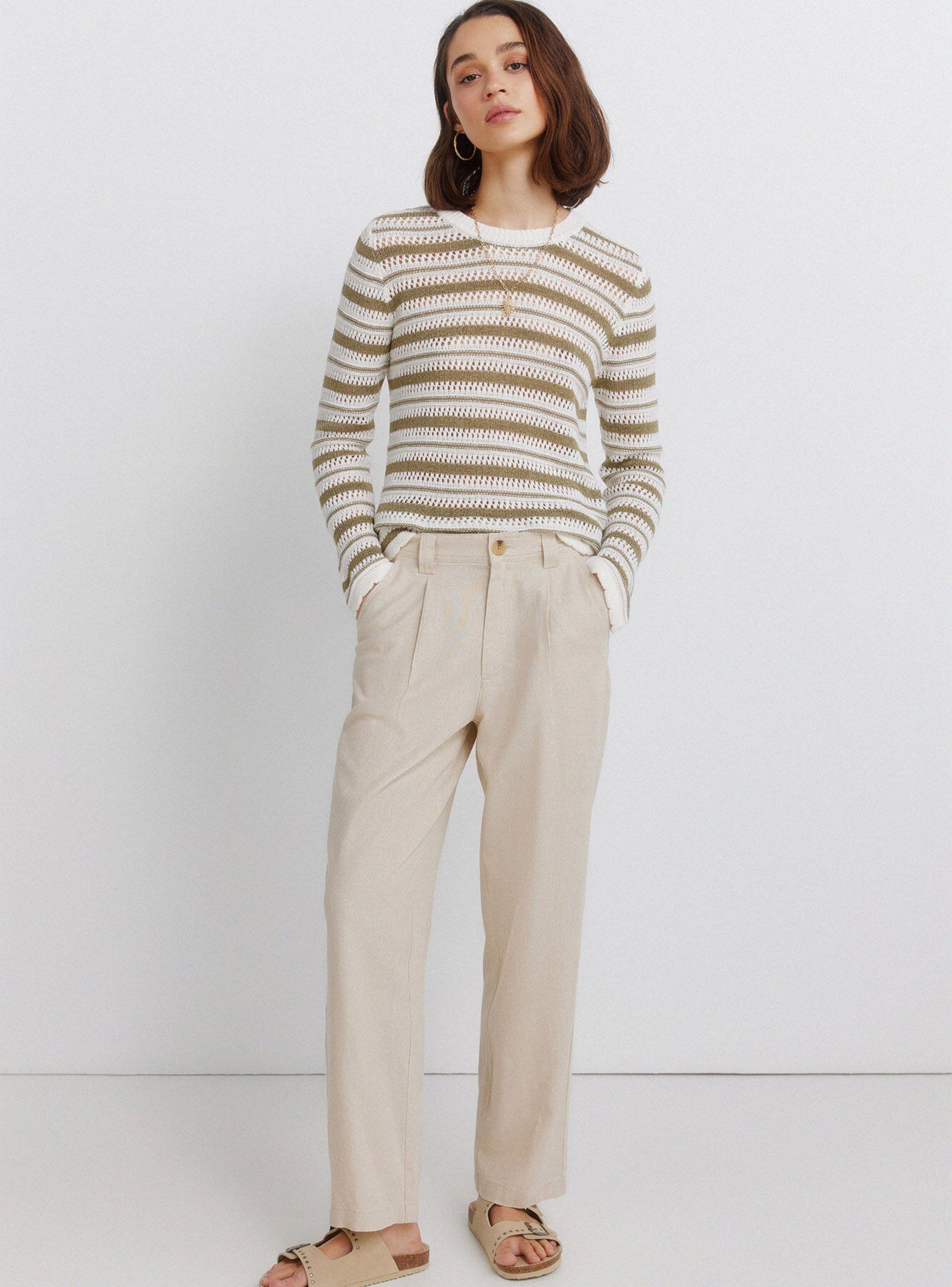Pantalón Regular Fit de Lino-5