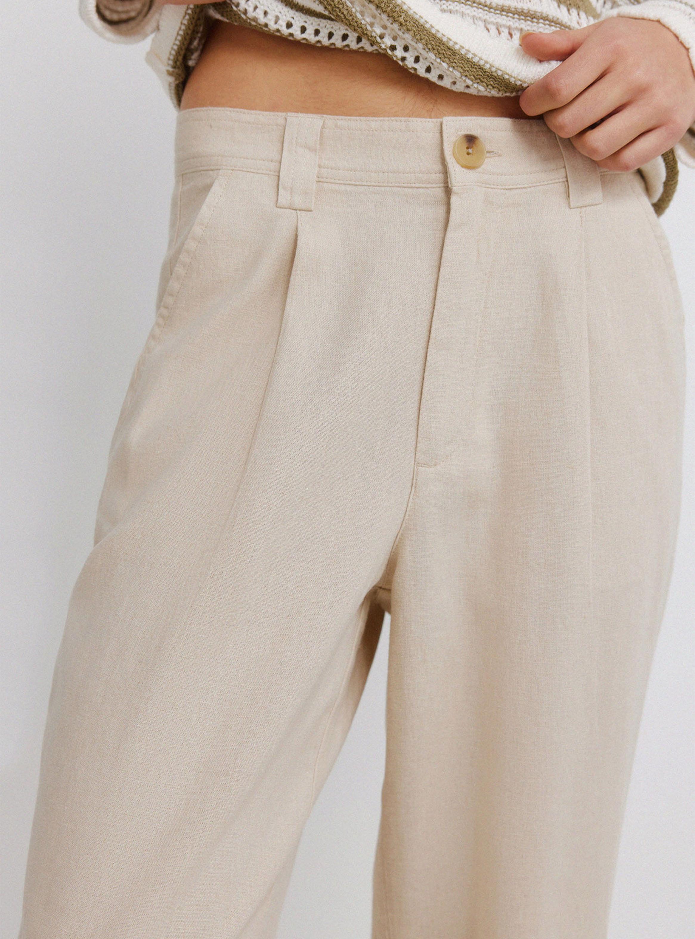 Pantalón Regular Fit de Lino-2
