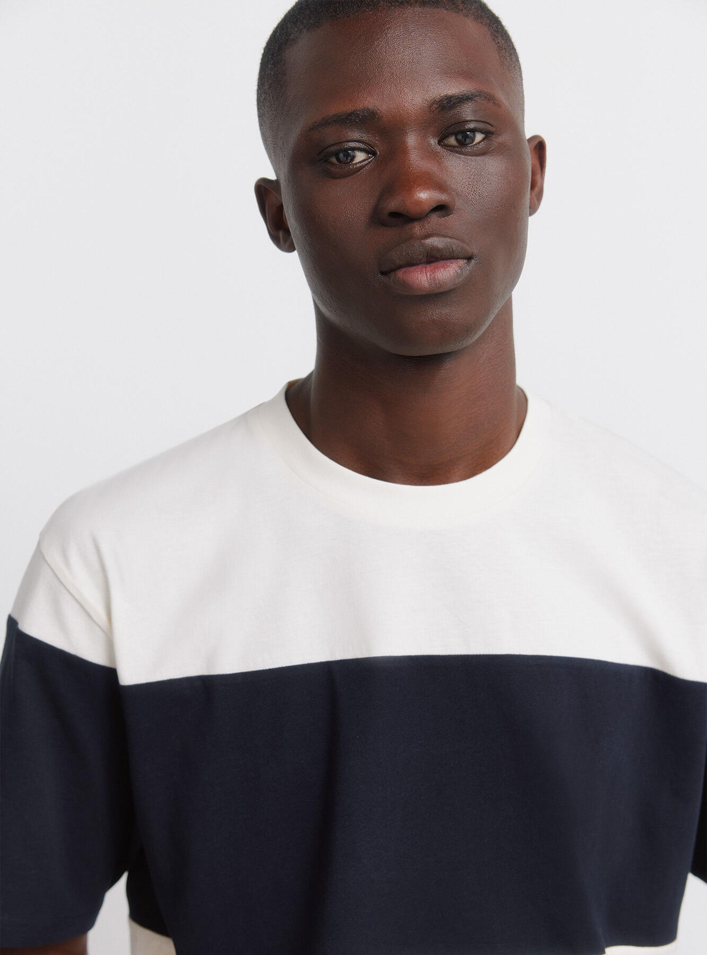 Polera Bloques de Color Regular Fit-2