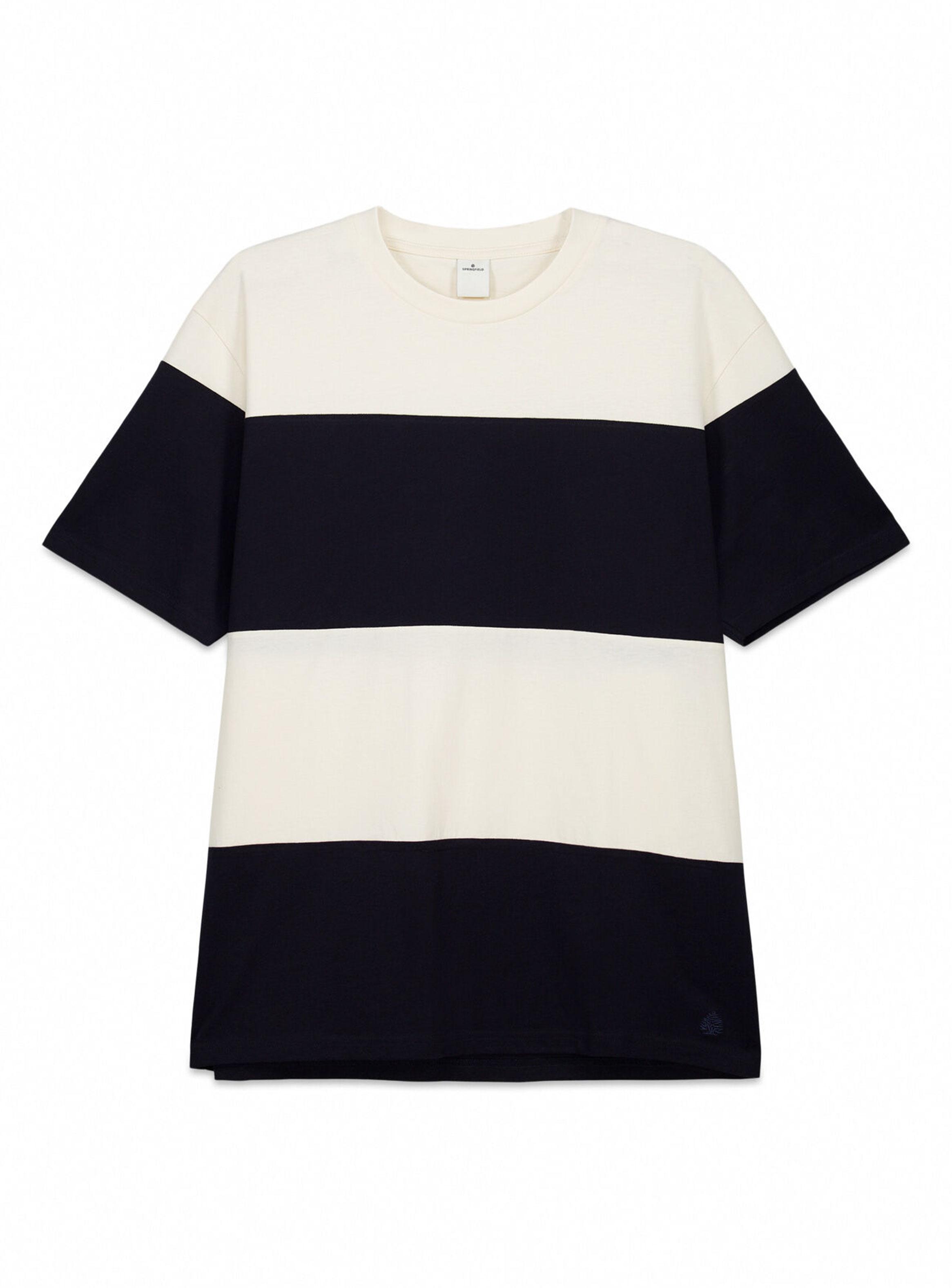 Polera Bloques de Color Regular Fit-4