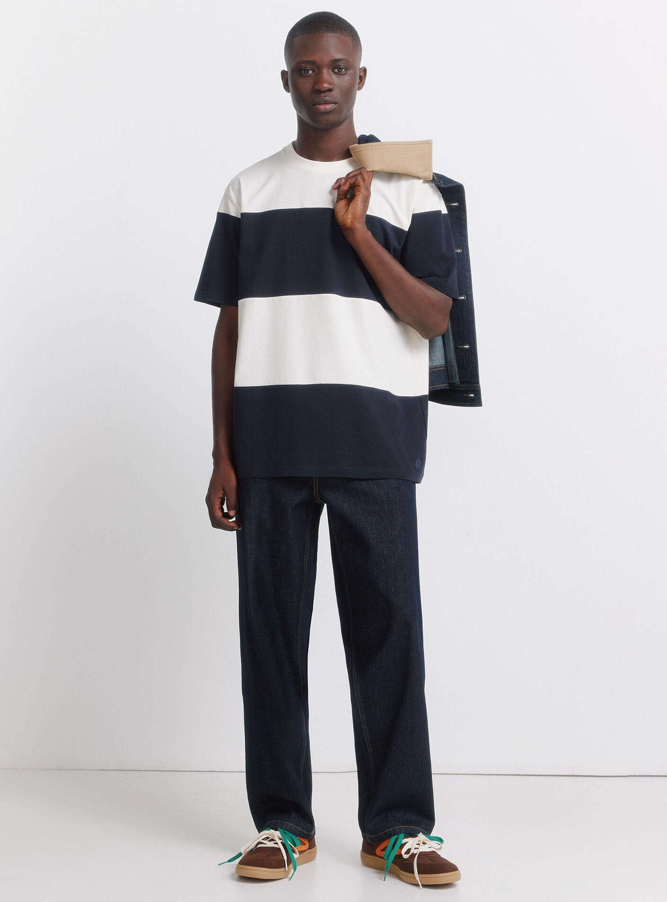 Polera Bloques de Color Regular Fit-3
