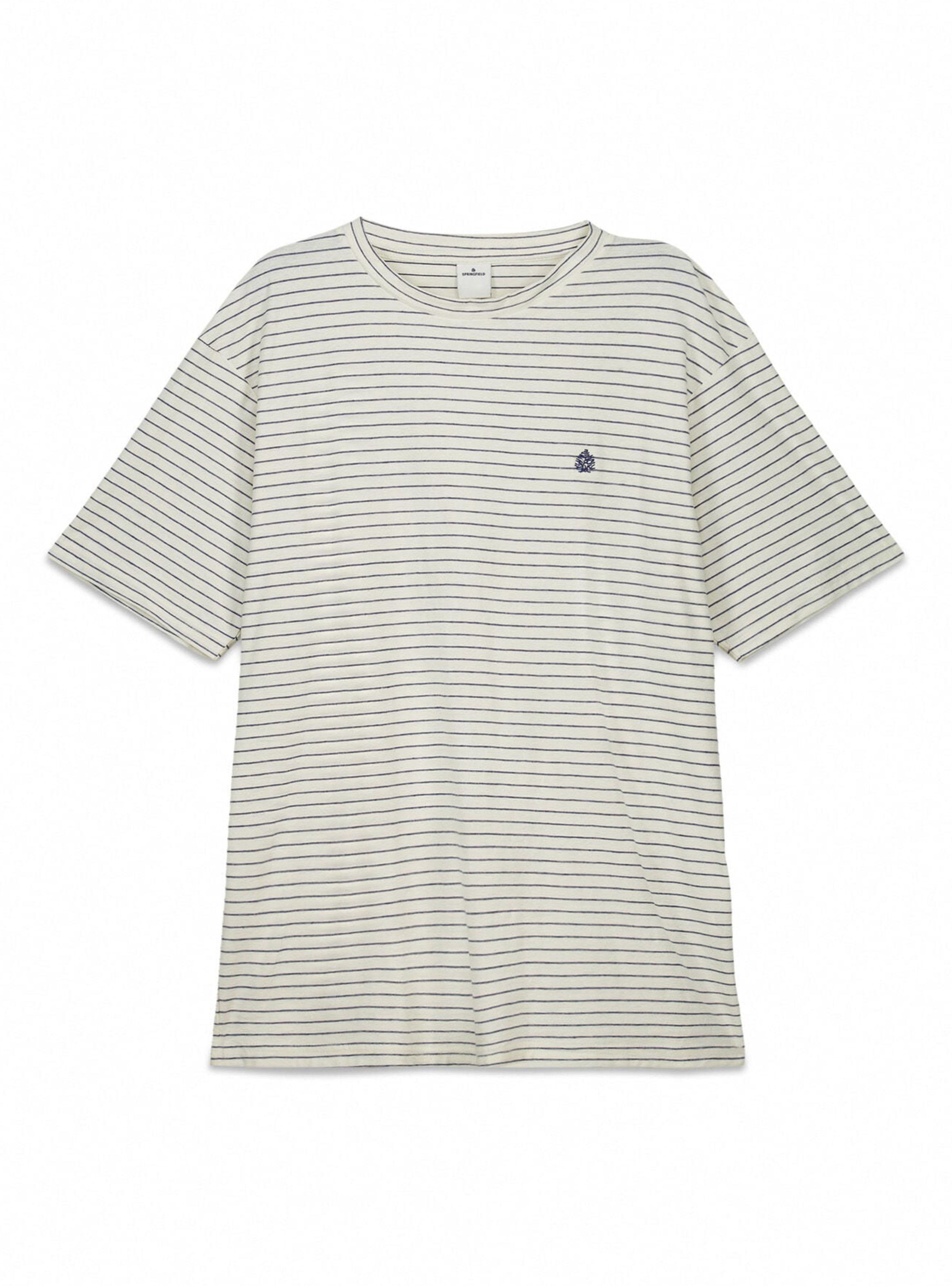 Polera Básica Rayas Cuello Redondo-4
