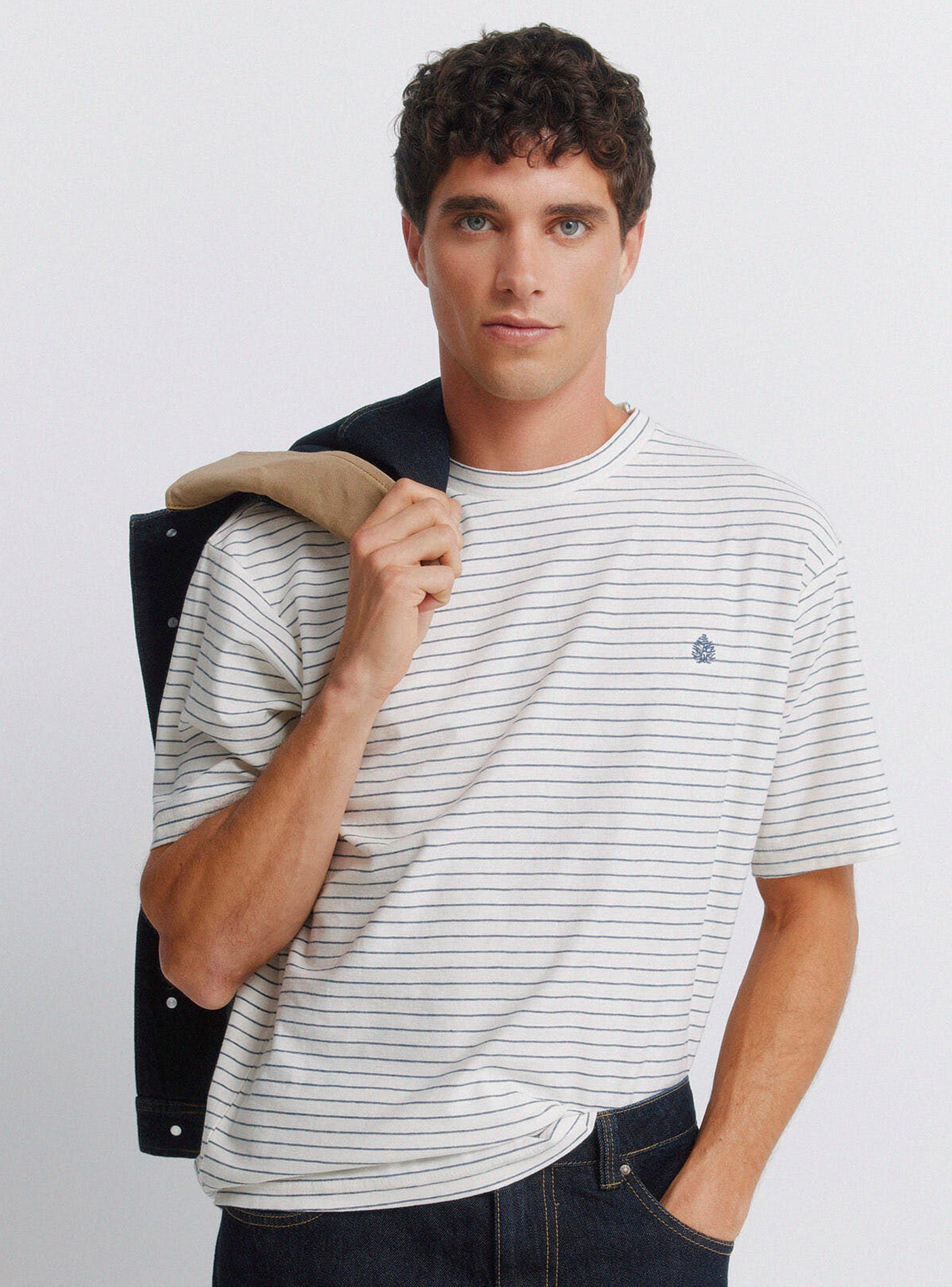 Polera Básica Rayas-0