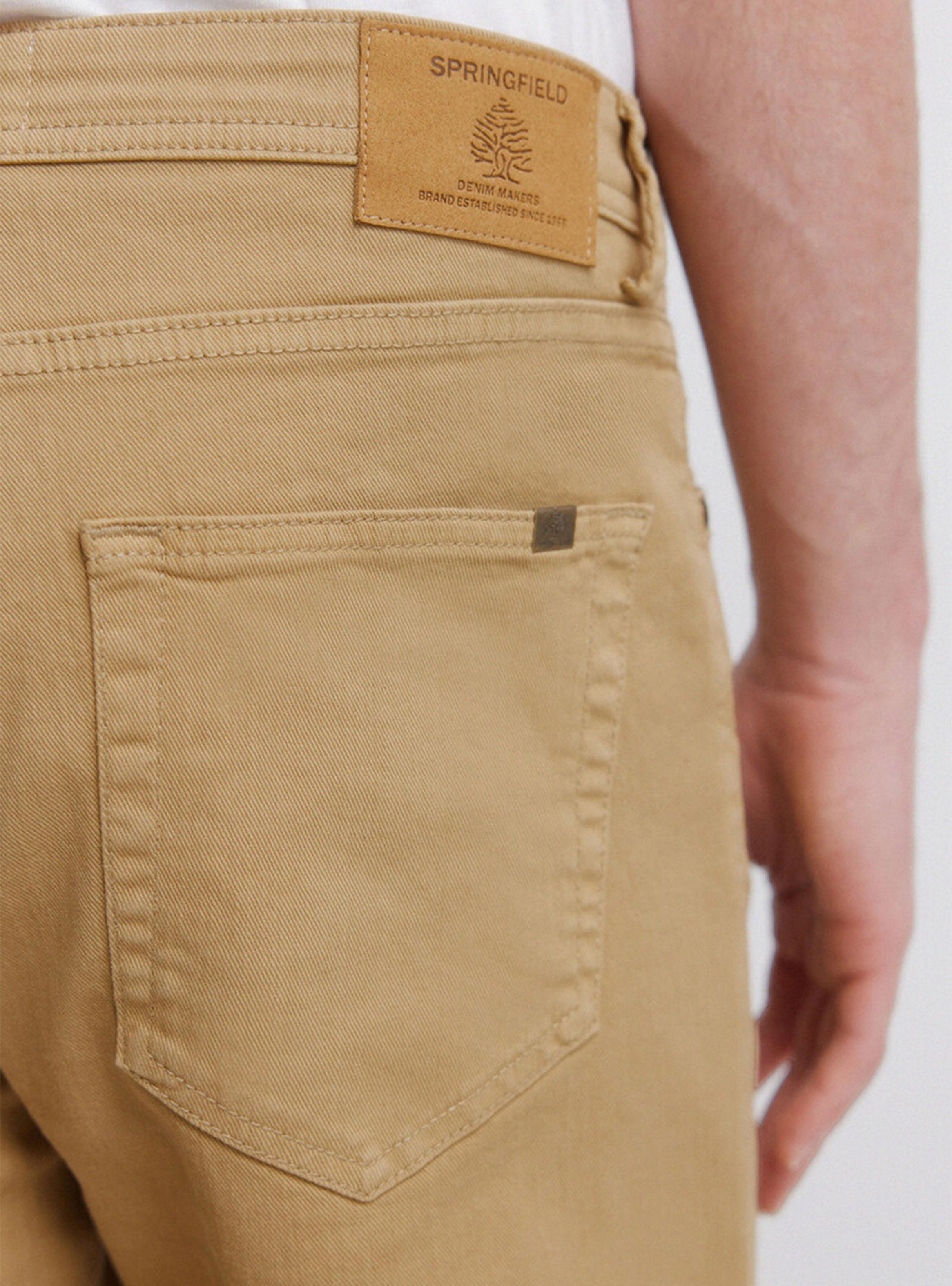 Bermudas de Cinco Bolsillos Lavadas Slim Fit-3