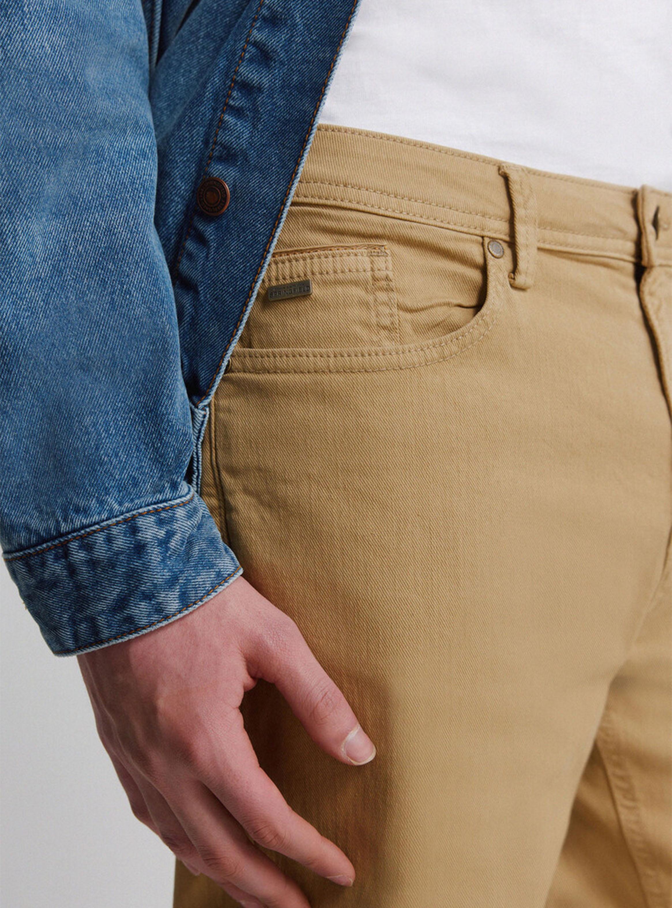 Bermudas de Cinco Bolsillos Lavadas Slim Fit-2