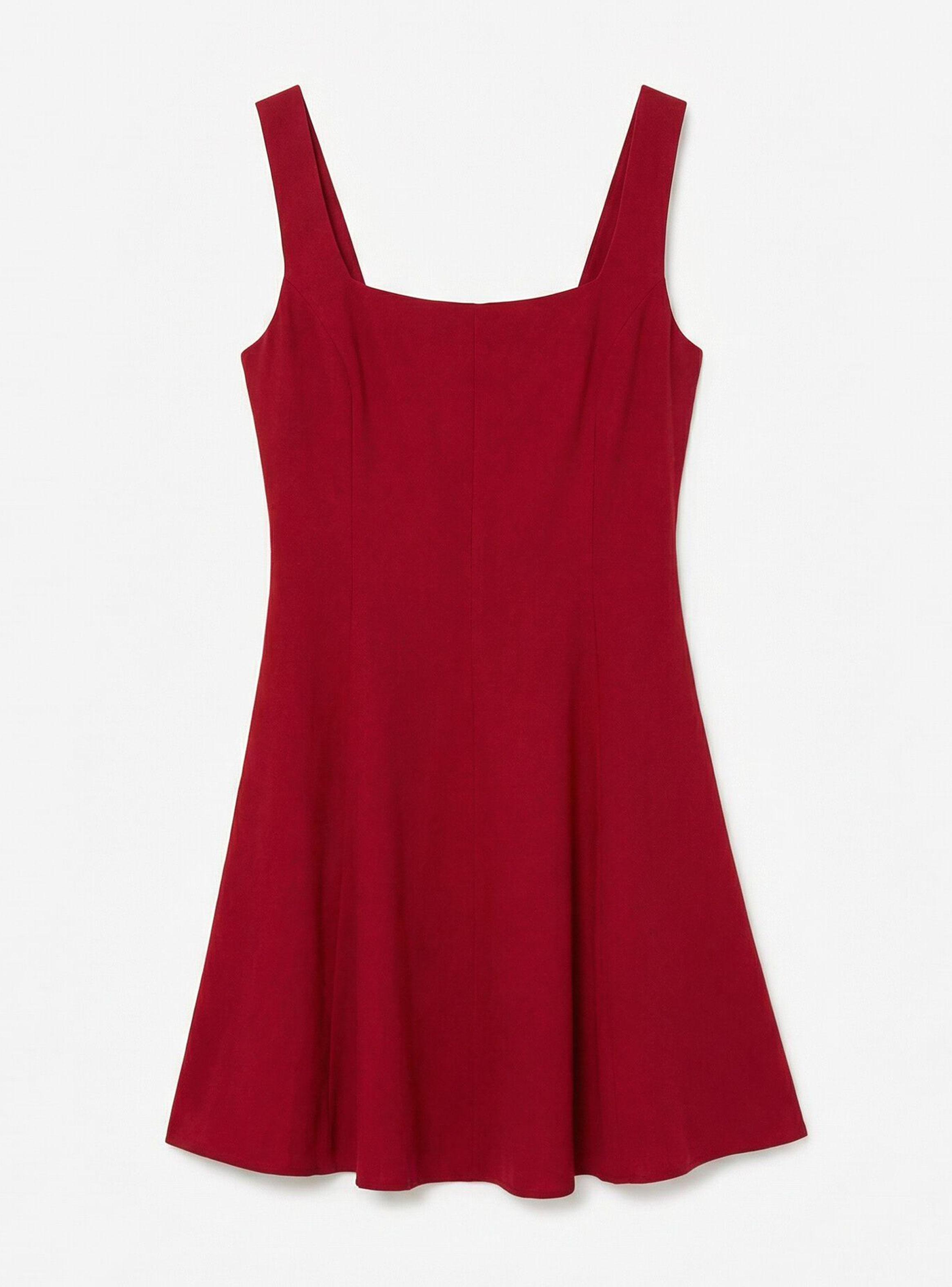 Vestido Tirantes Corto Lino-5