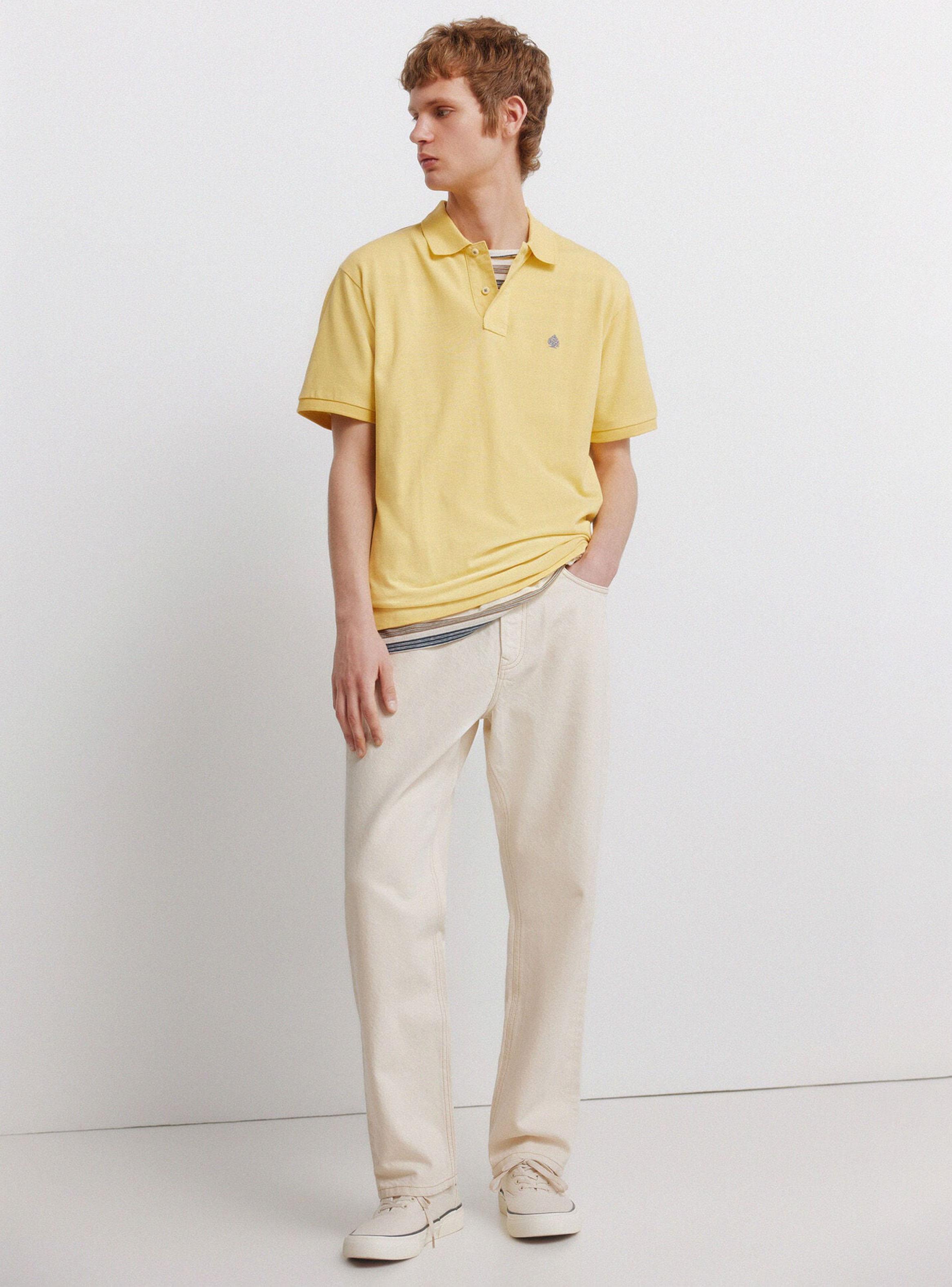 Polera Cuello Polo Básica Regular Fit-3