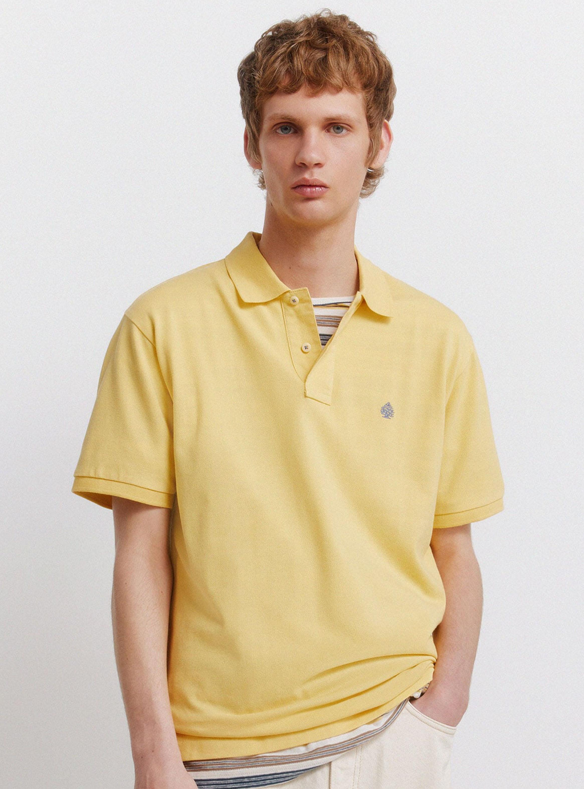 Polera Cuello Polo Básica Regular Fit-0