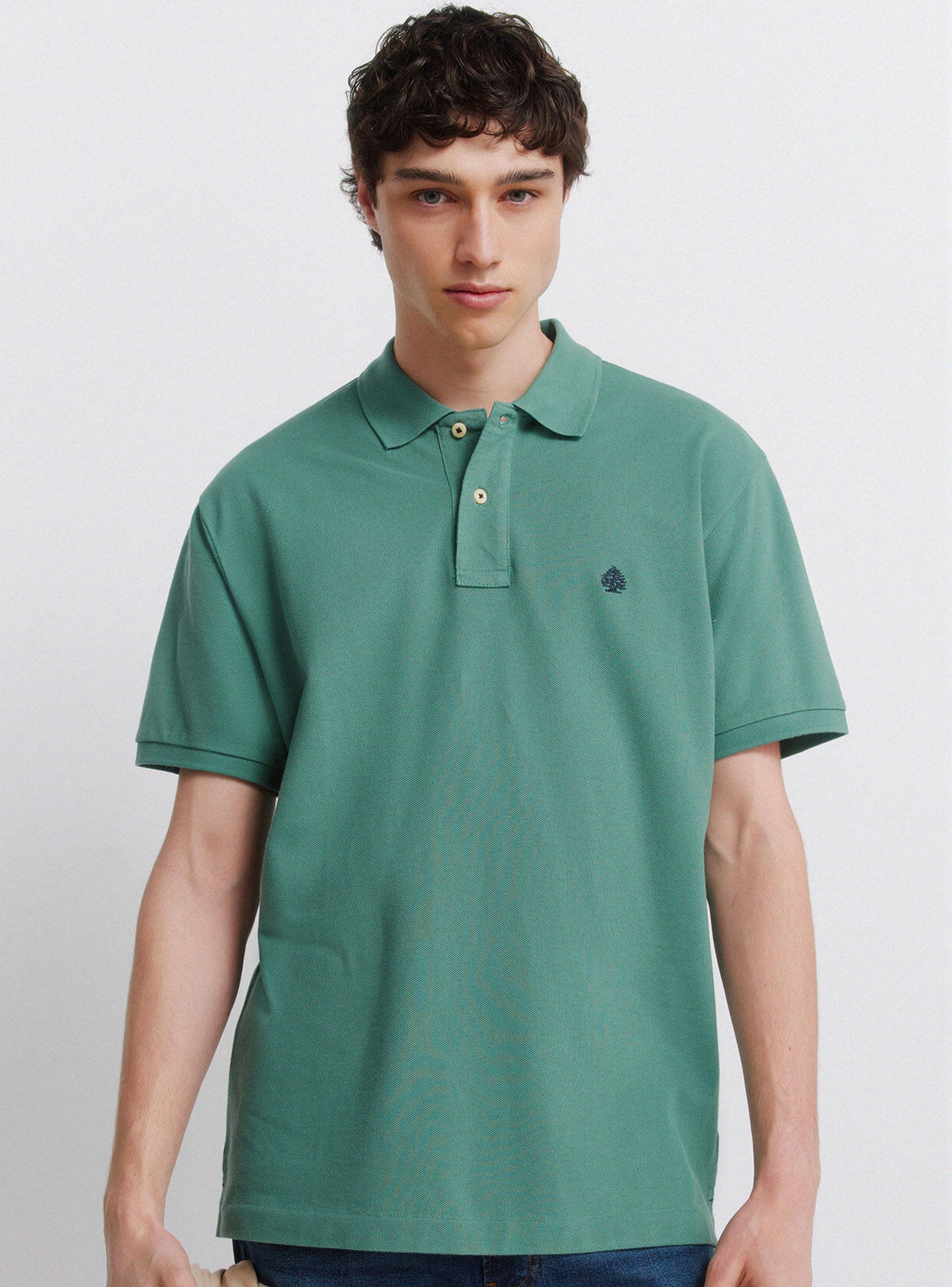Polera Cuello Polo Básica Regular Fit-0