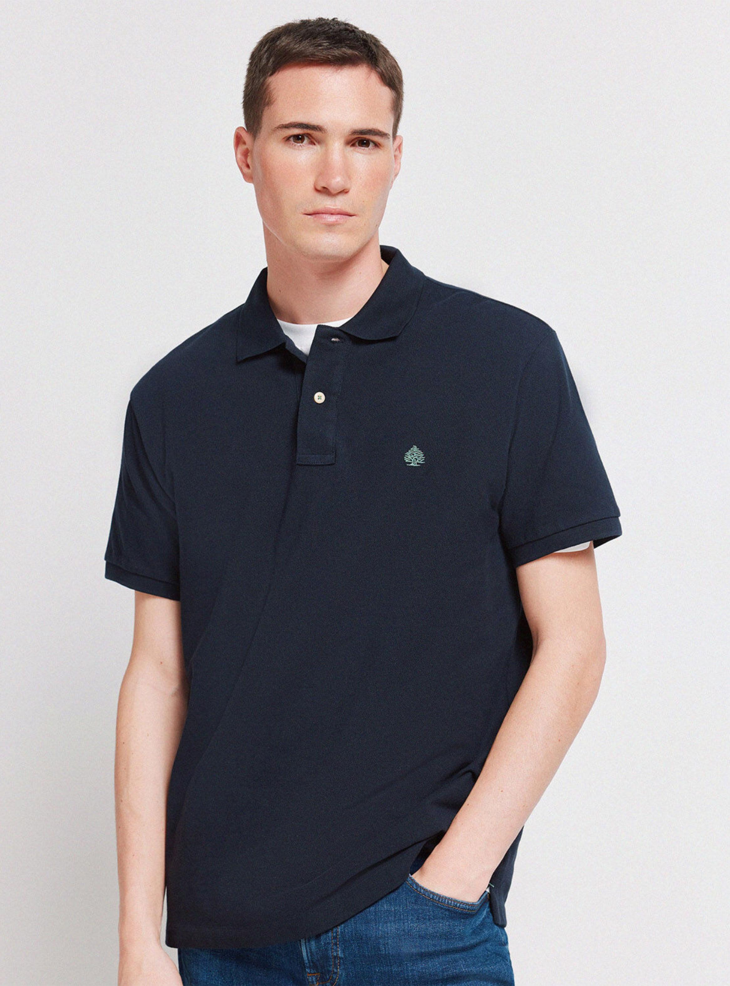 Polera Cuello Polo Básica Regular Fit-0