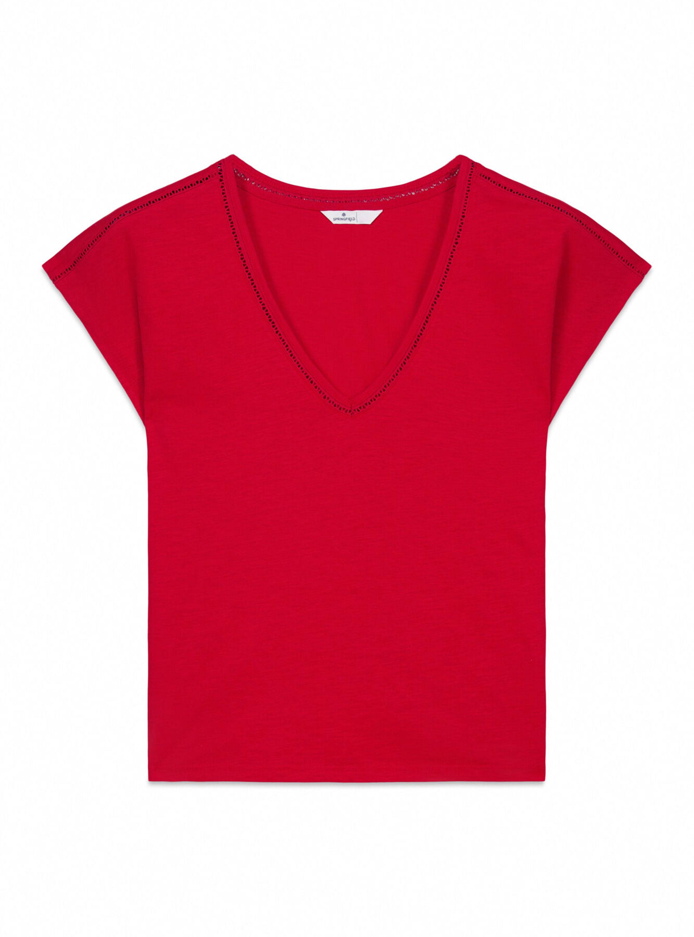 Polera Escote V Diseño Lace-5
