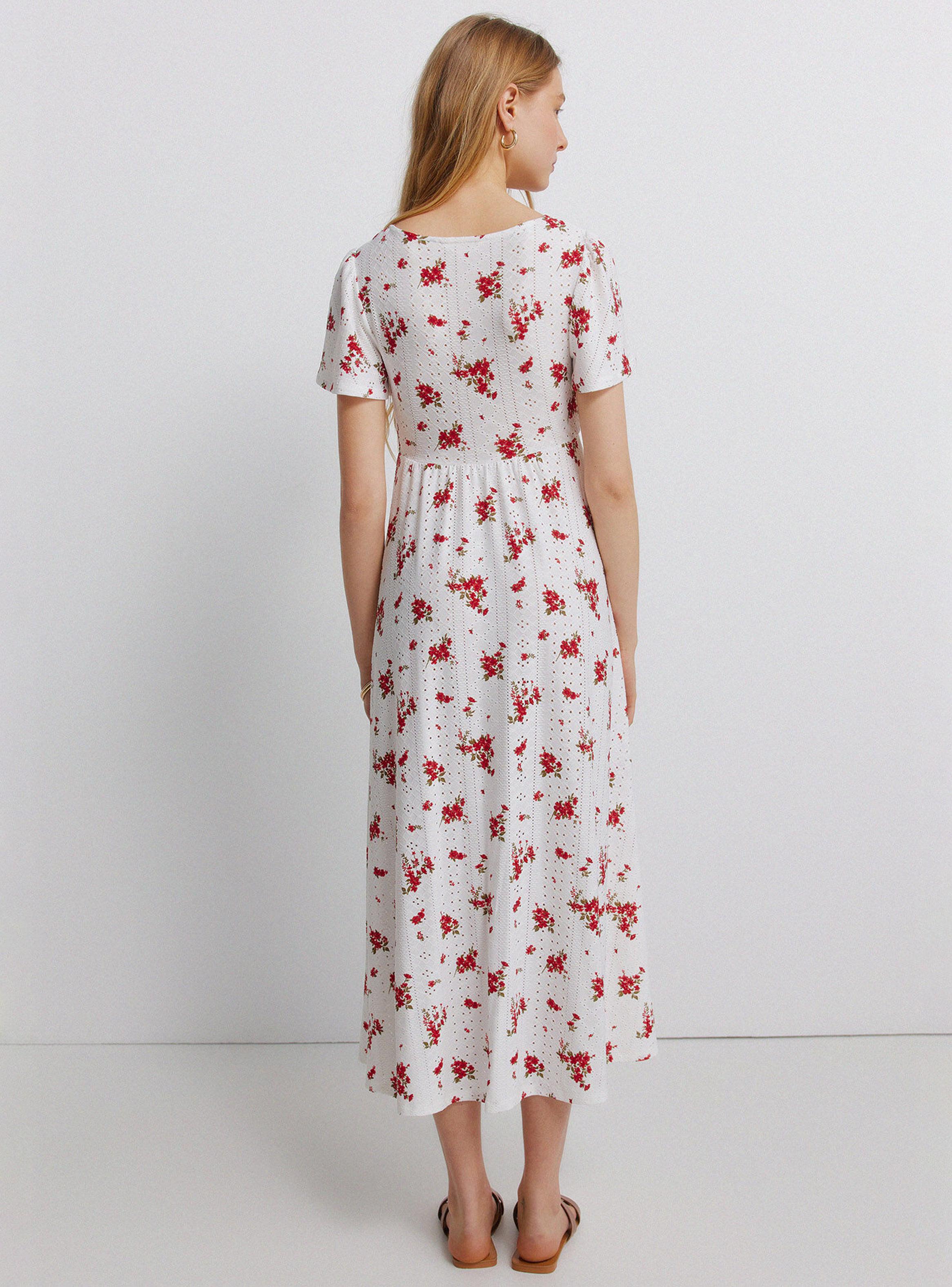 Vestido Midi Bordado Suizo-1