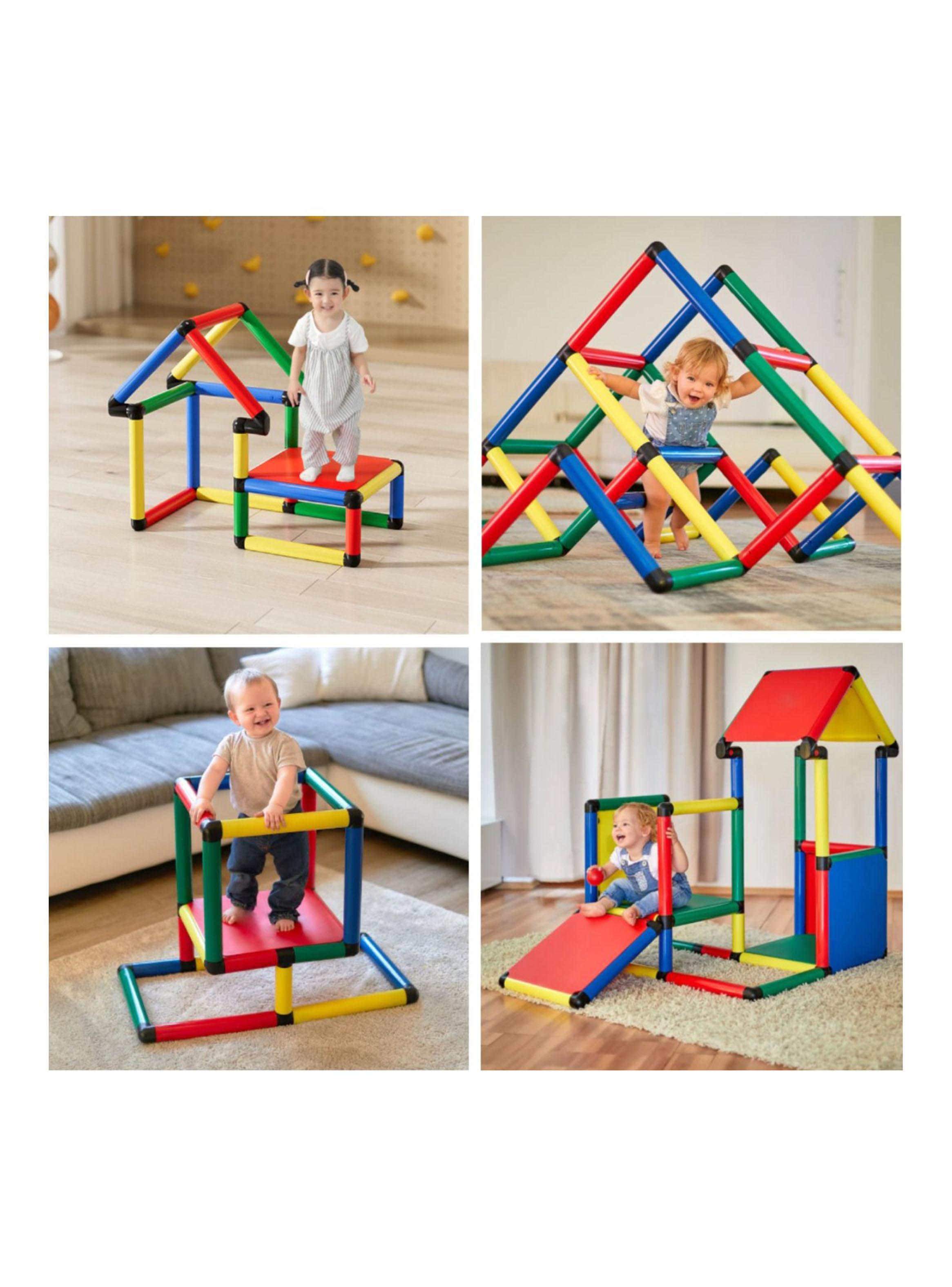 Centro de Juego Gimnasio Montessori 5 en 1 Multicolor-2