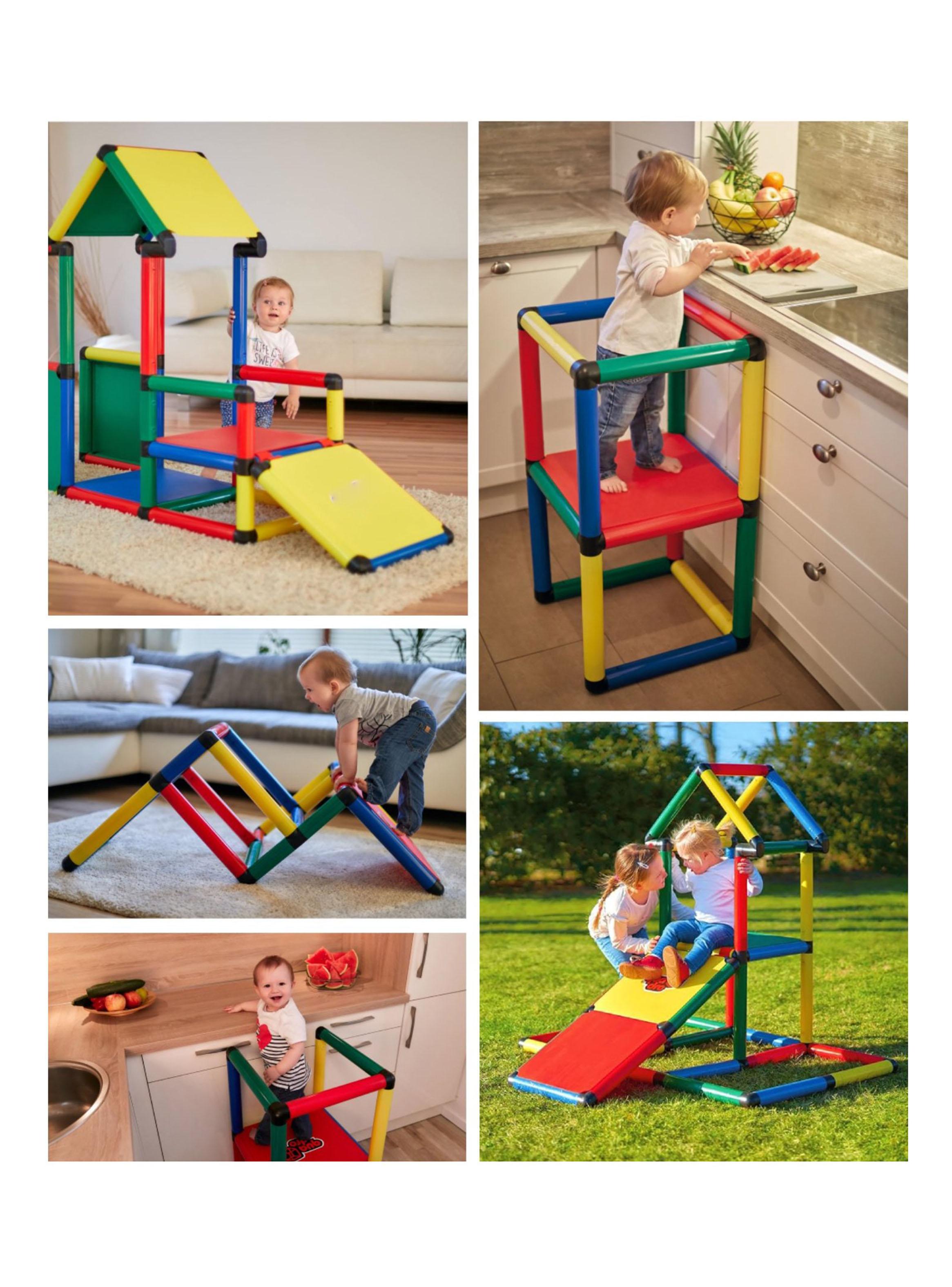 Centro de Juego Gimnasio Montessori 5 en 1 Multicolor-3