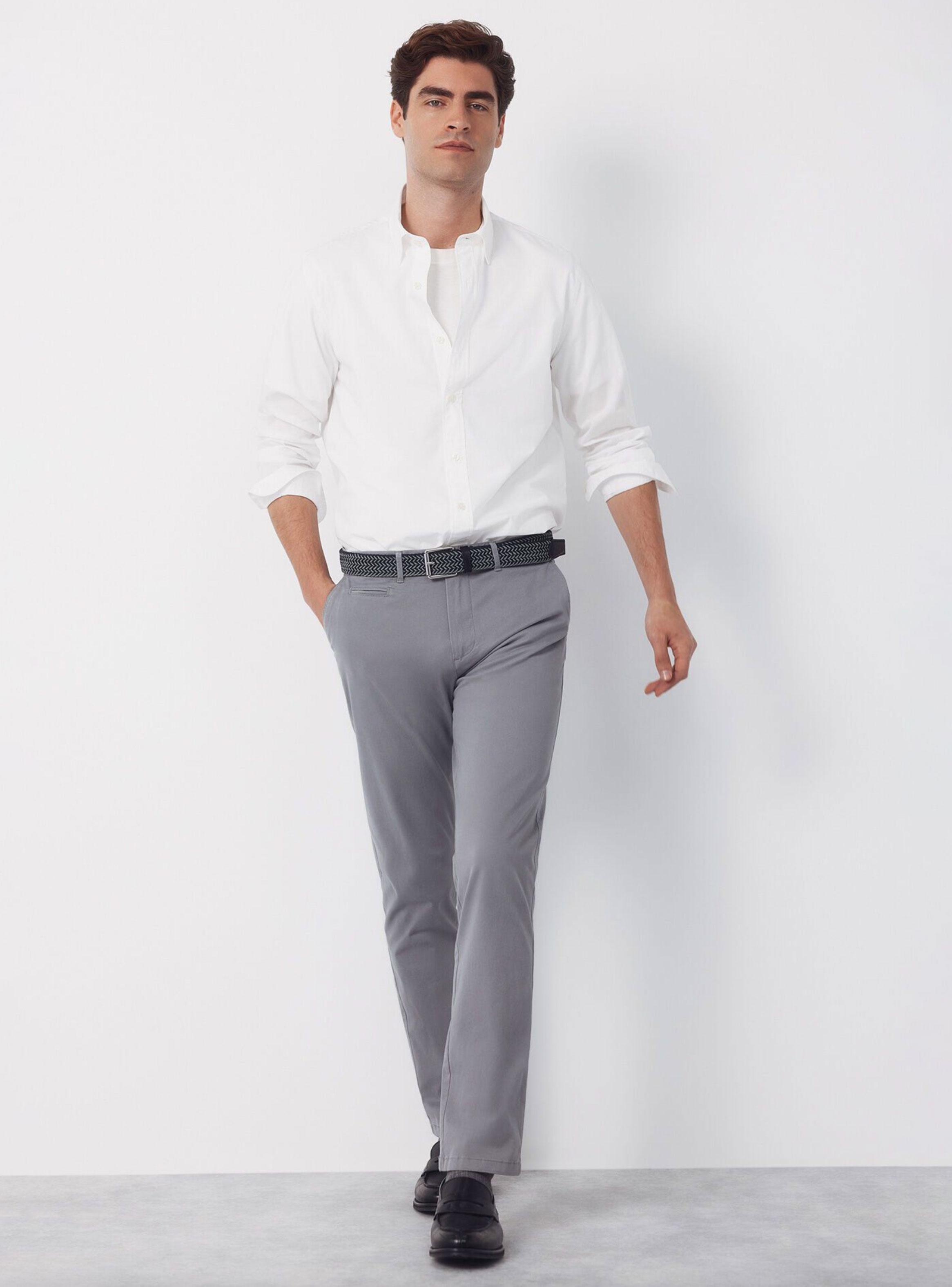 Pantalón Chino Slim Fit Tejido Twill-3