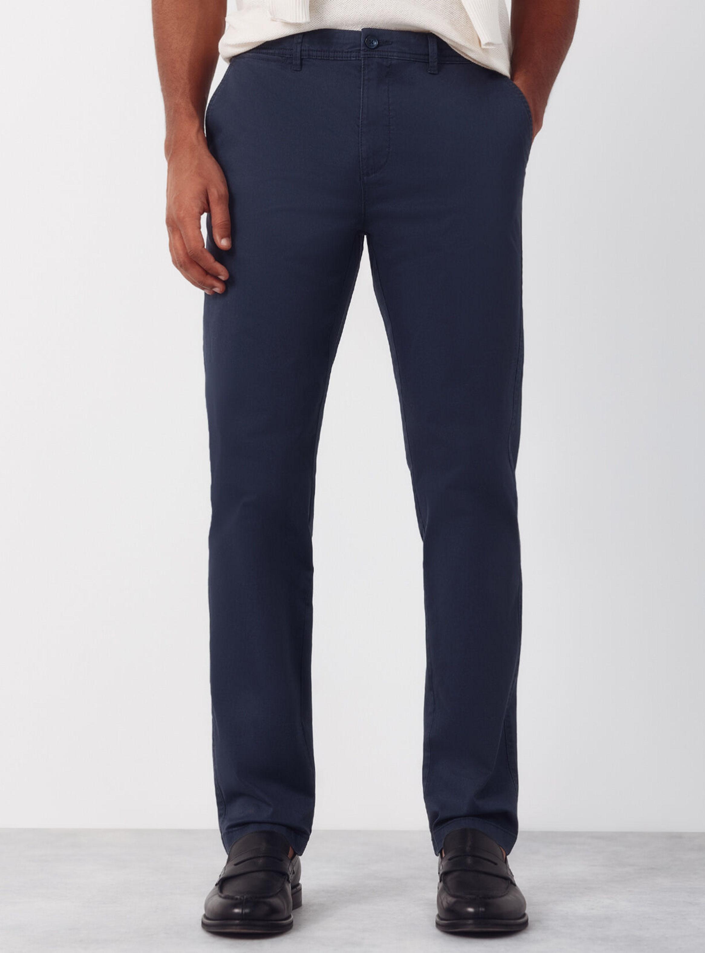Pantalón Chino Regular Fit Tiro Medio-0