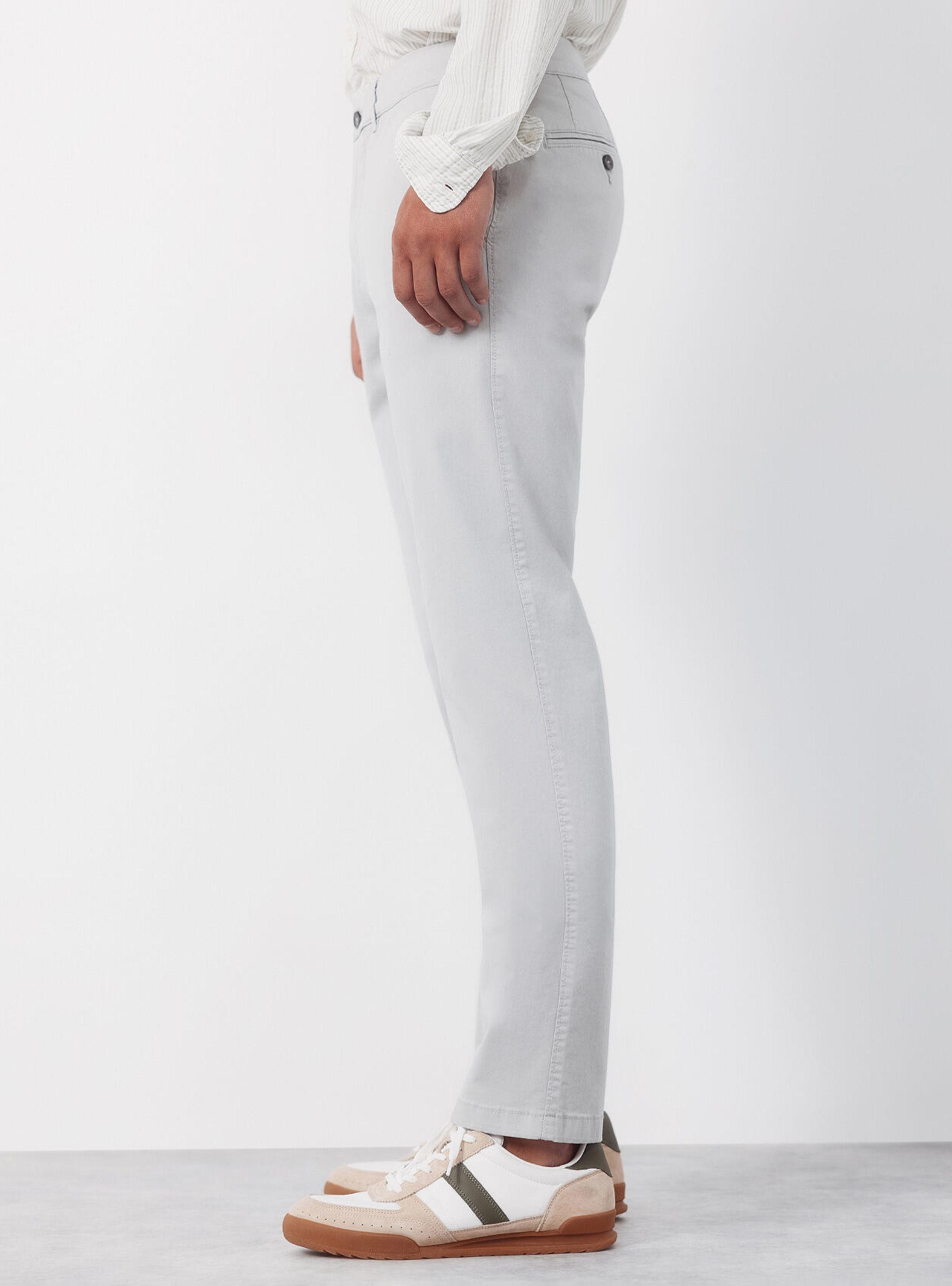 Pantalón Chino Slim Fit Tiro Medio-2