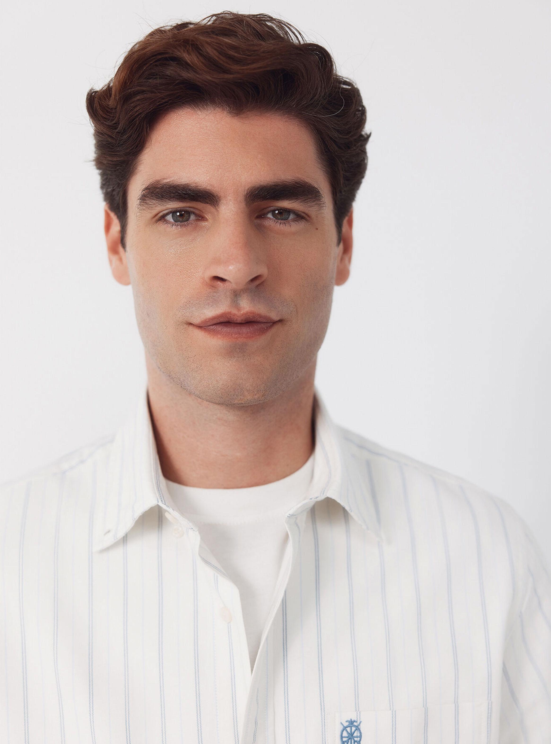 Camisa Oxford Estampado Rayas-3