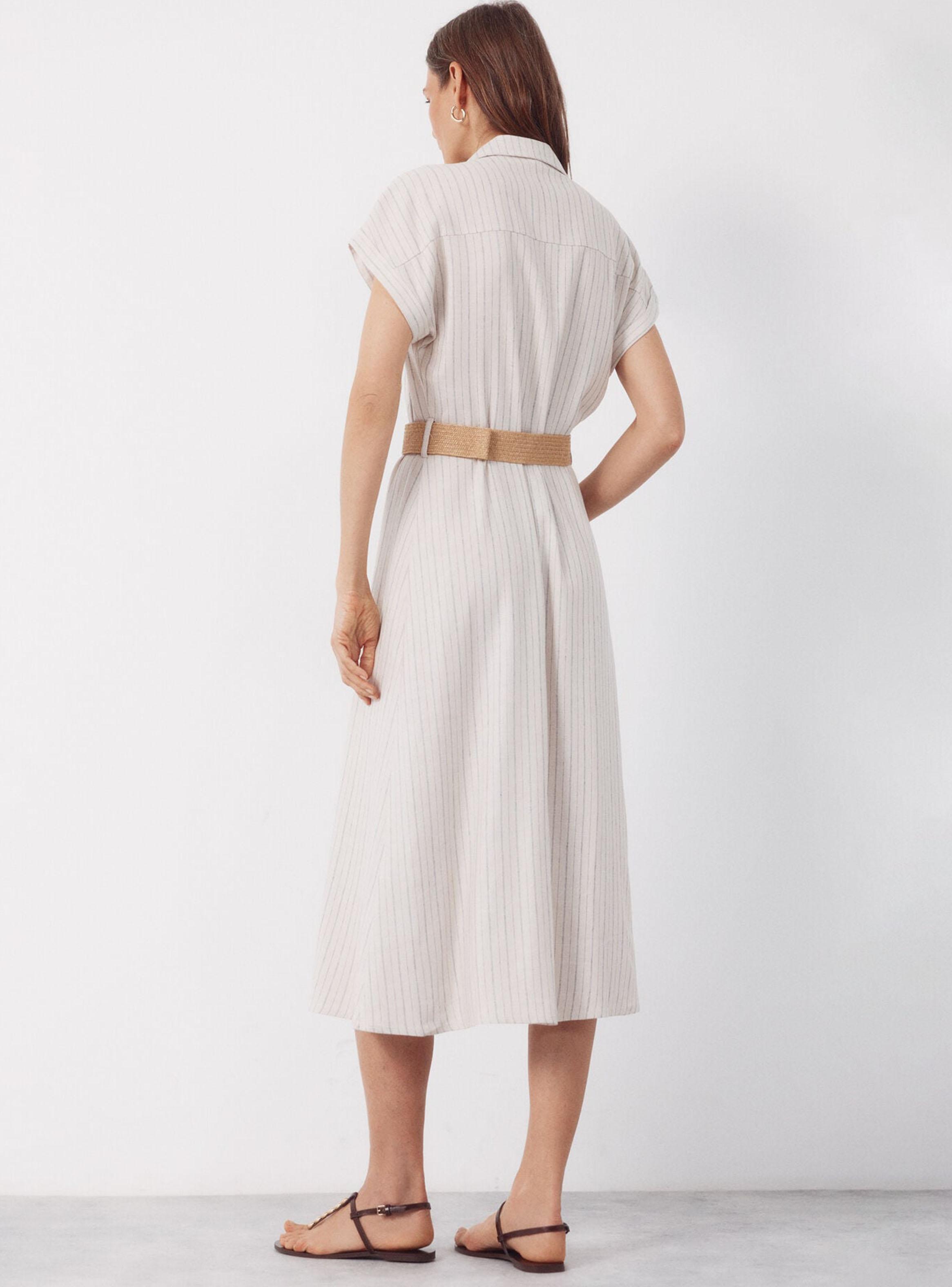 Vestido Camisero Lino-1