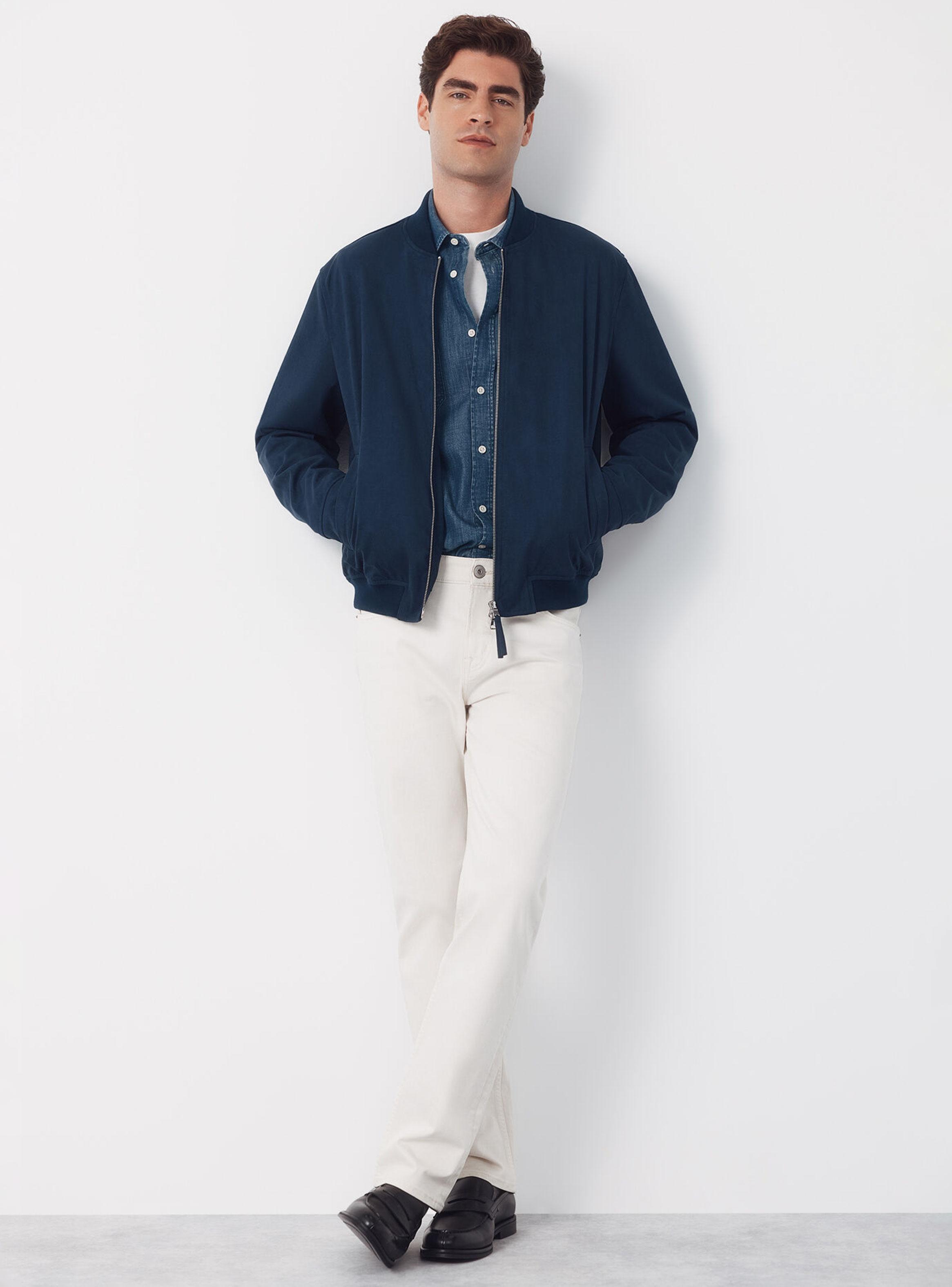 Chaqueta Bomber Efecto Ante-3
