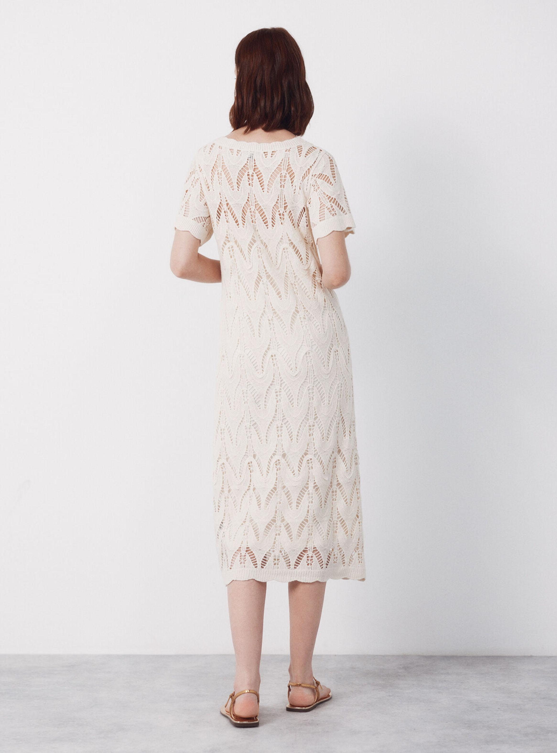 Vestido Largo Crochet-1