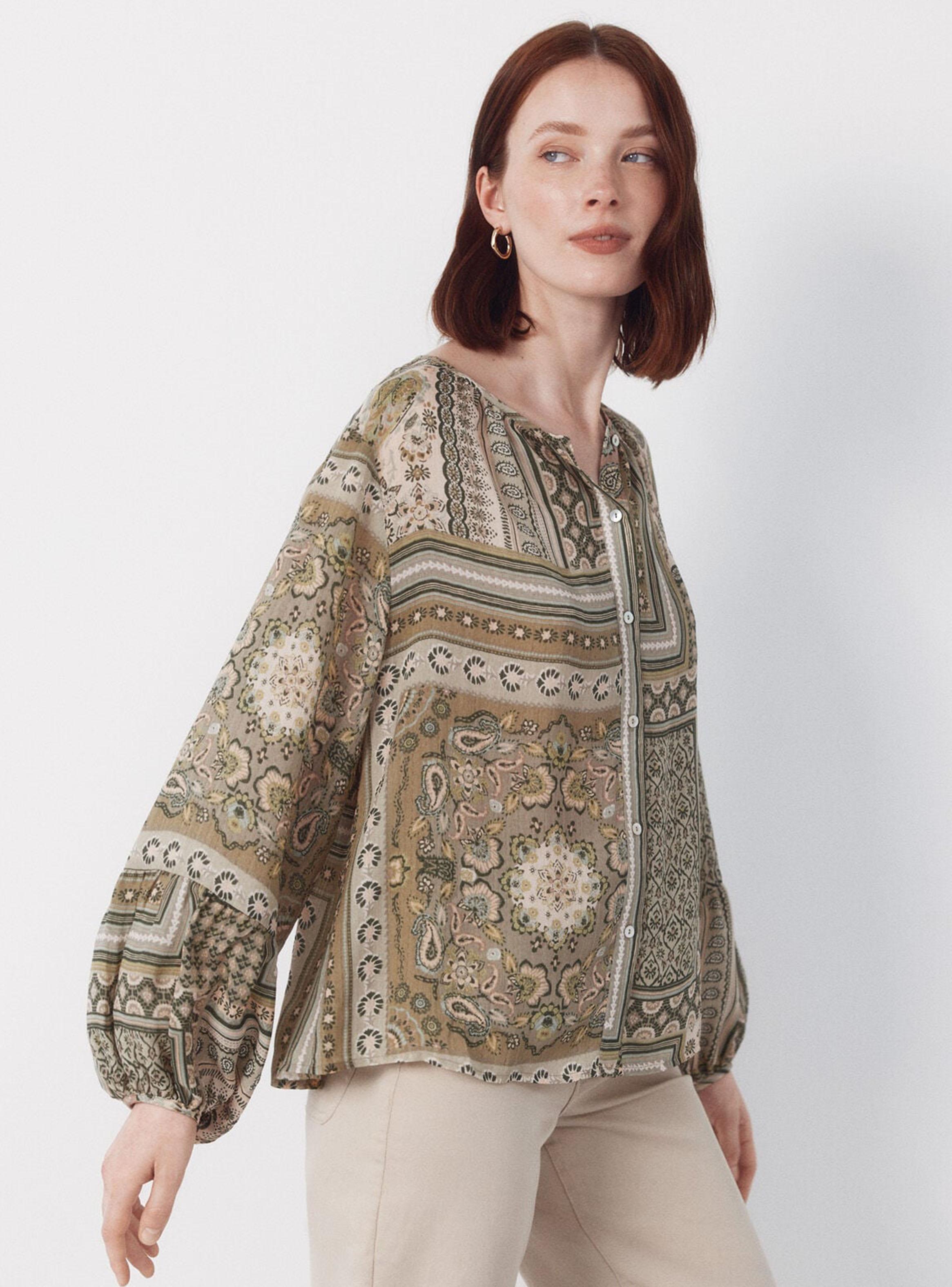 Blusa Estampada Fluido-2