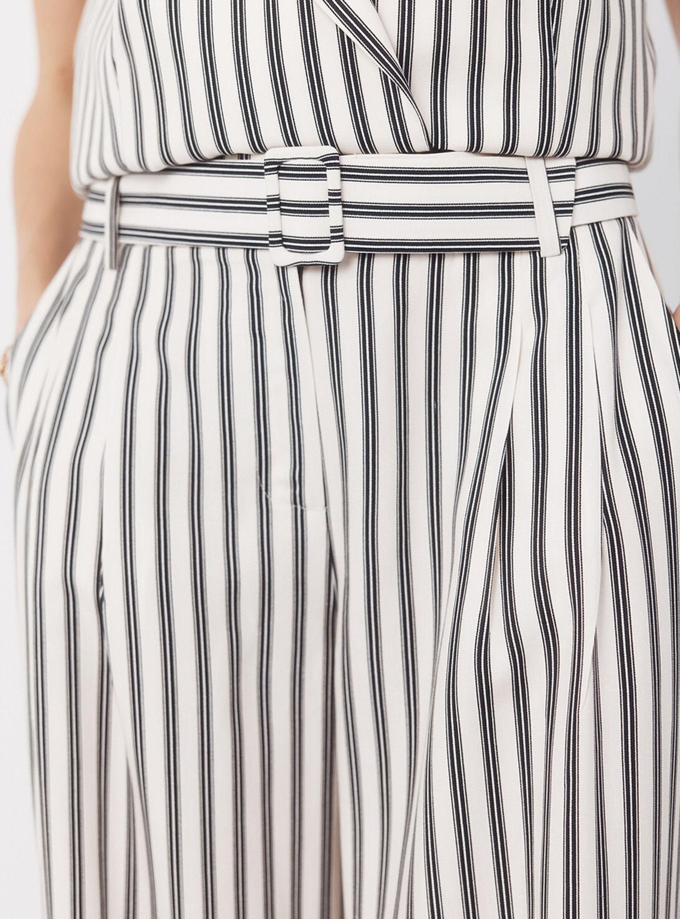 Pantalón Rayas Cinturón-3