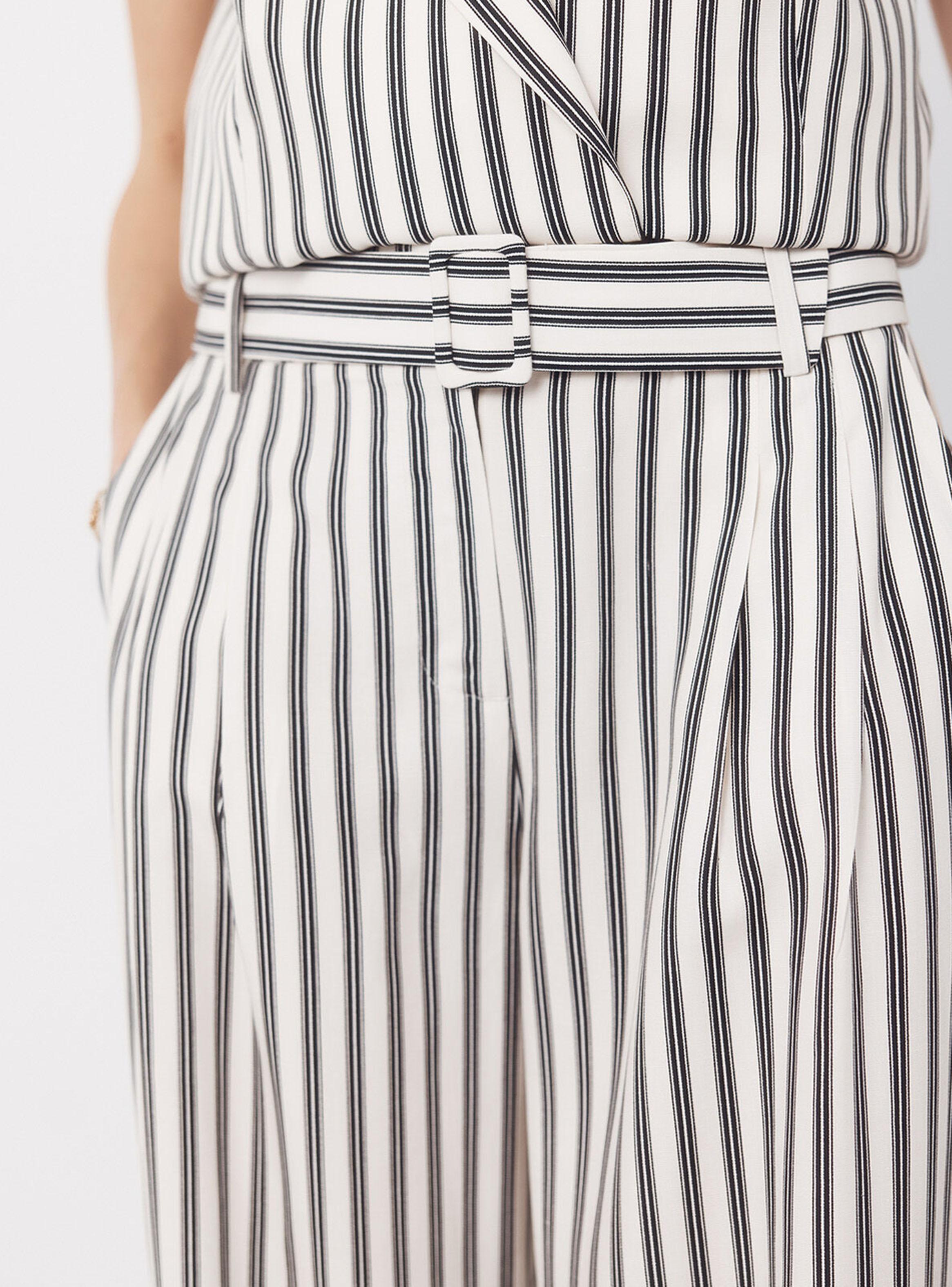 Pantalón Rayas Cinturón-3