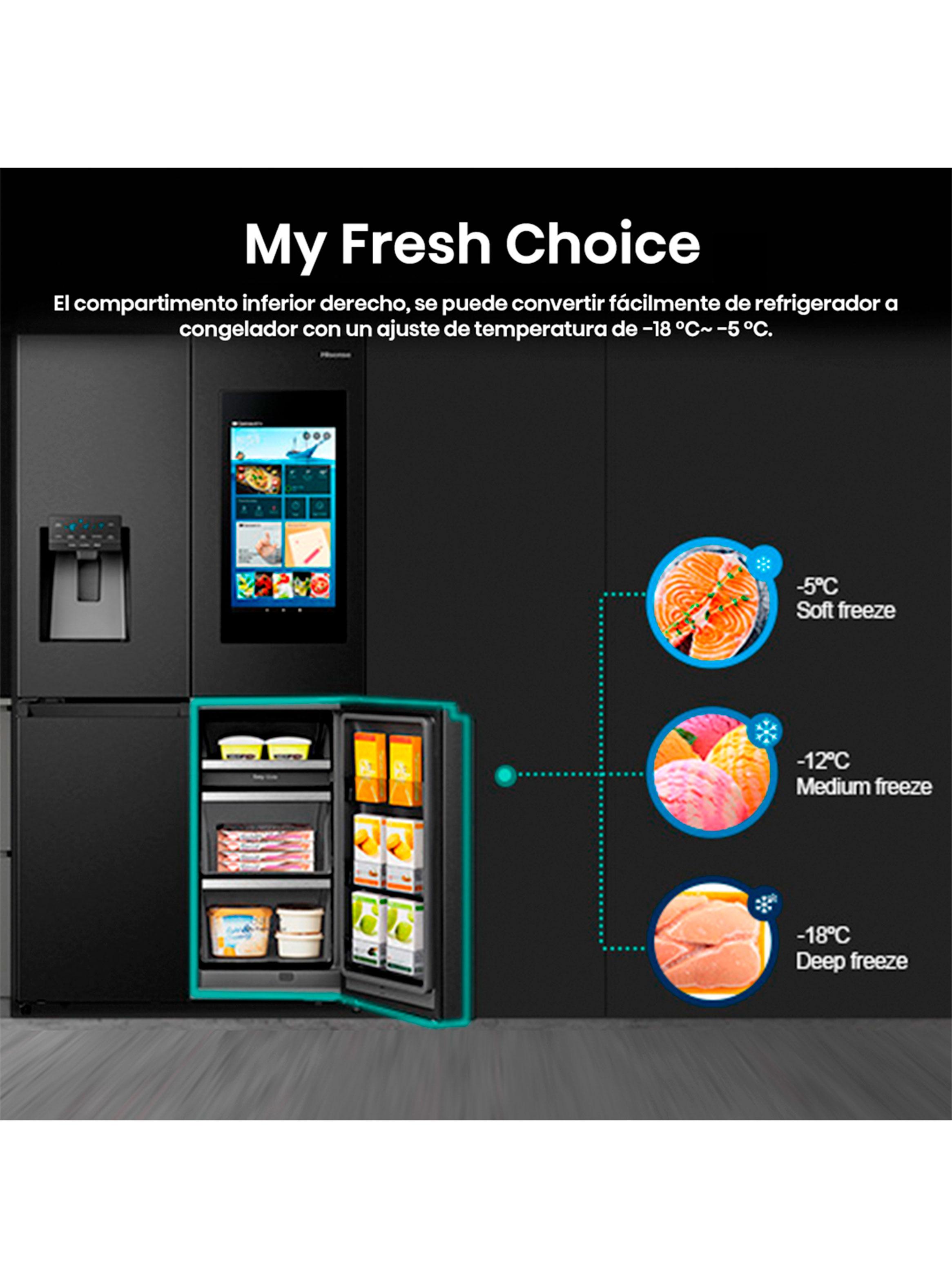 Refrigerador Side by Side No Frost 536 Litros RQ697HB Negro-8