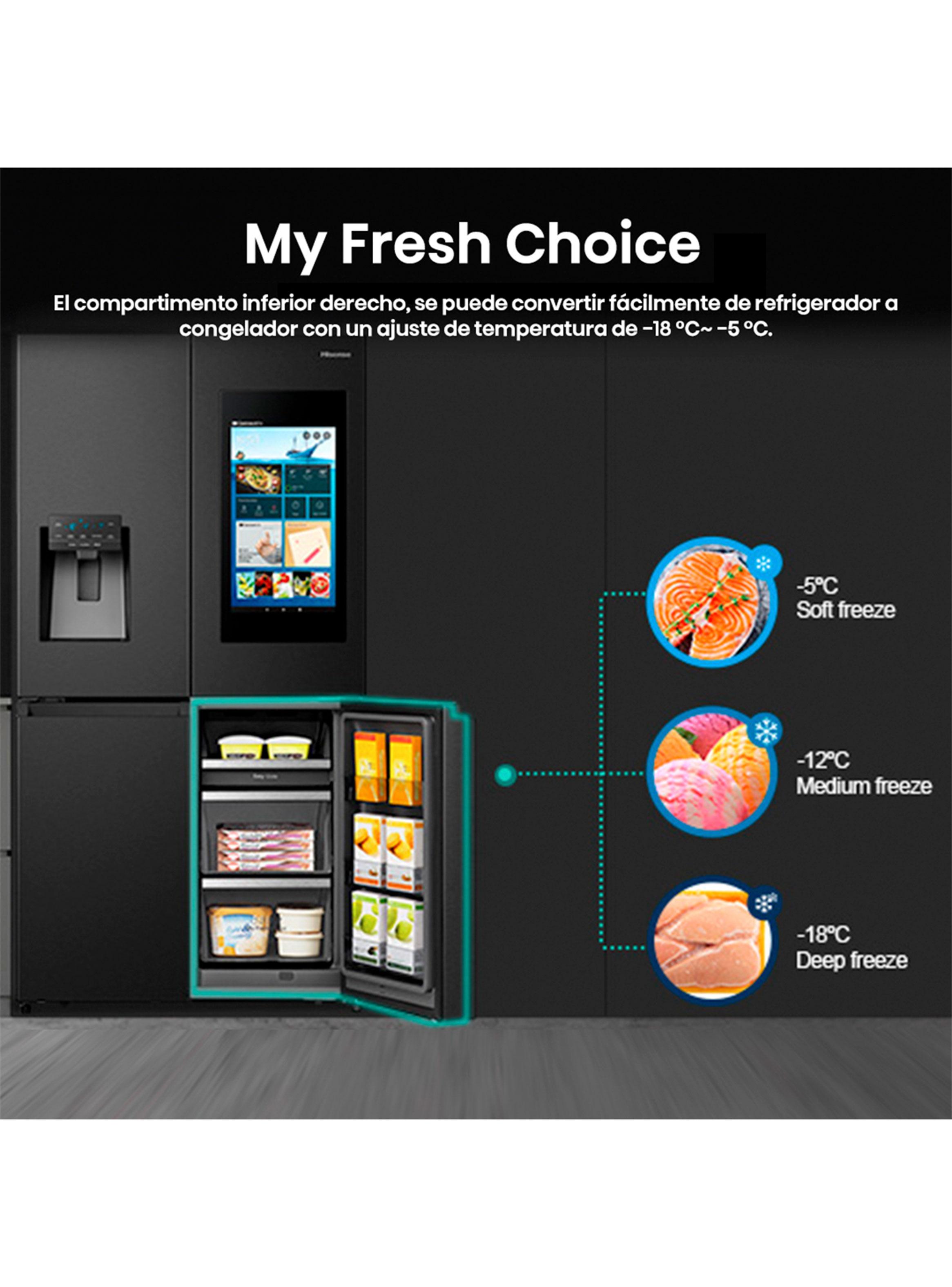 Refrigerador Side by Side No Frost 536 Litros RQ697HB Negro-5