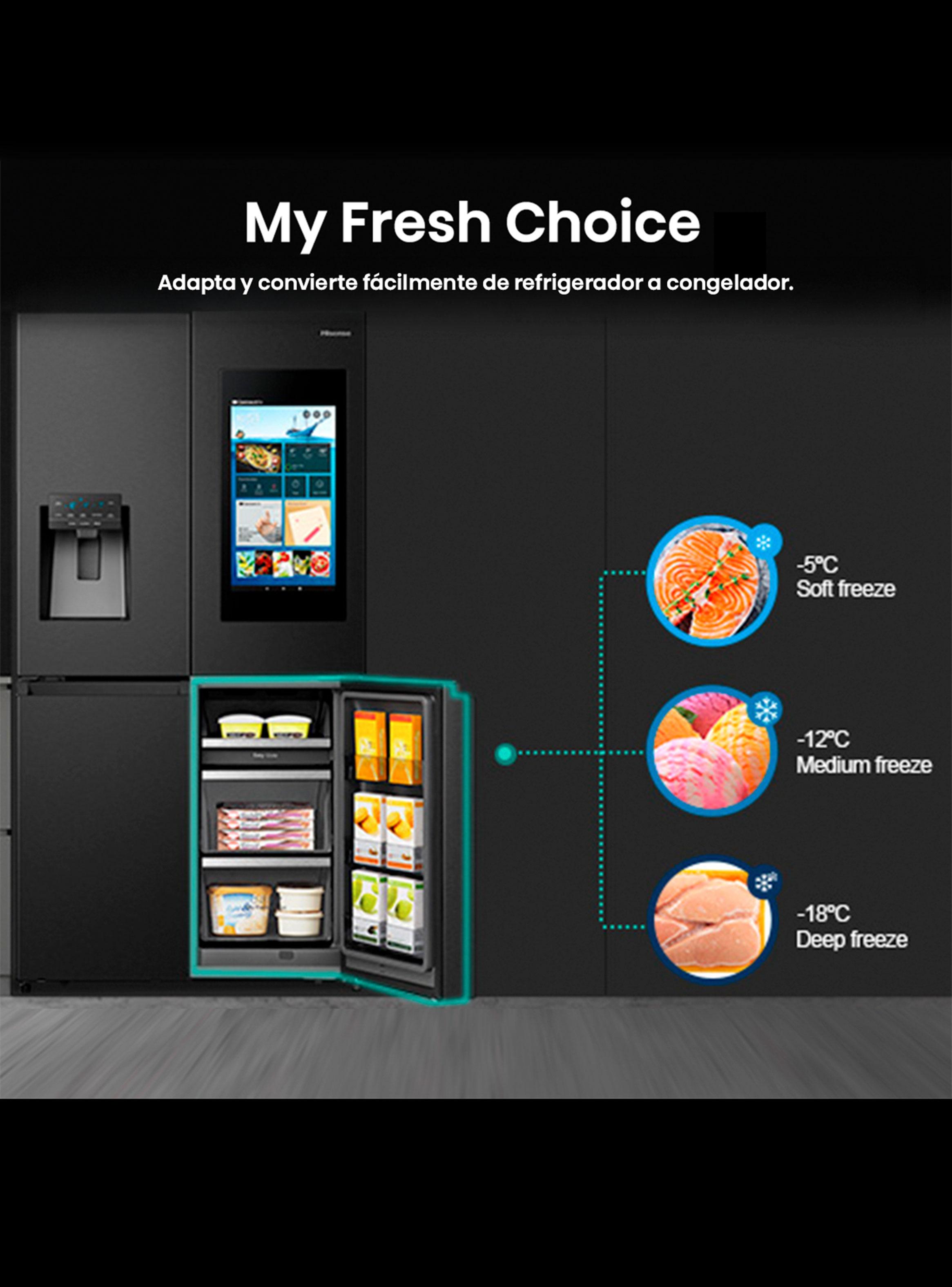 Refrigerador Cross Door No Frost 577 Litros RQ697HB Negro-7