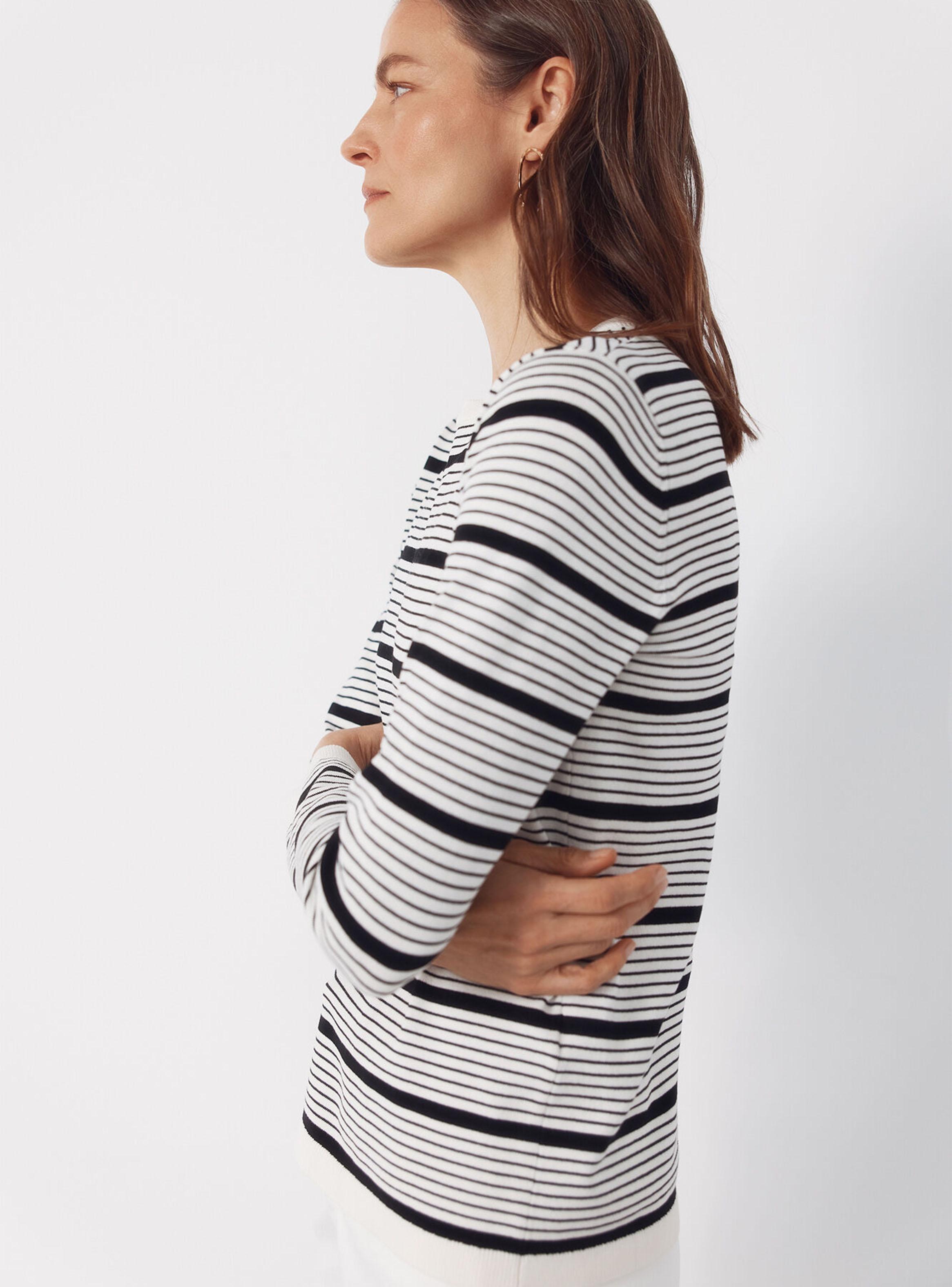 Sweater de Punto con Rayas-1
