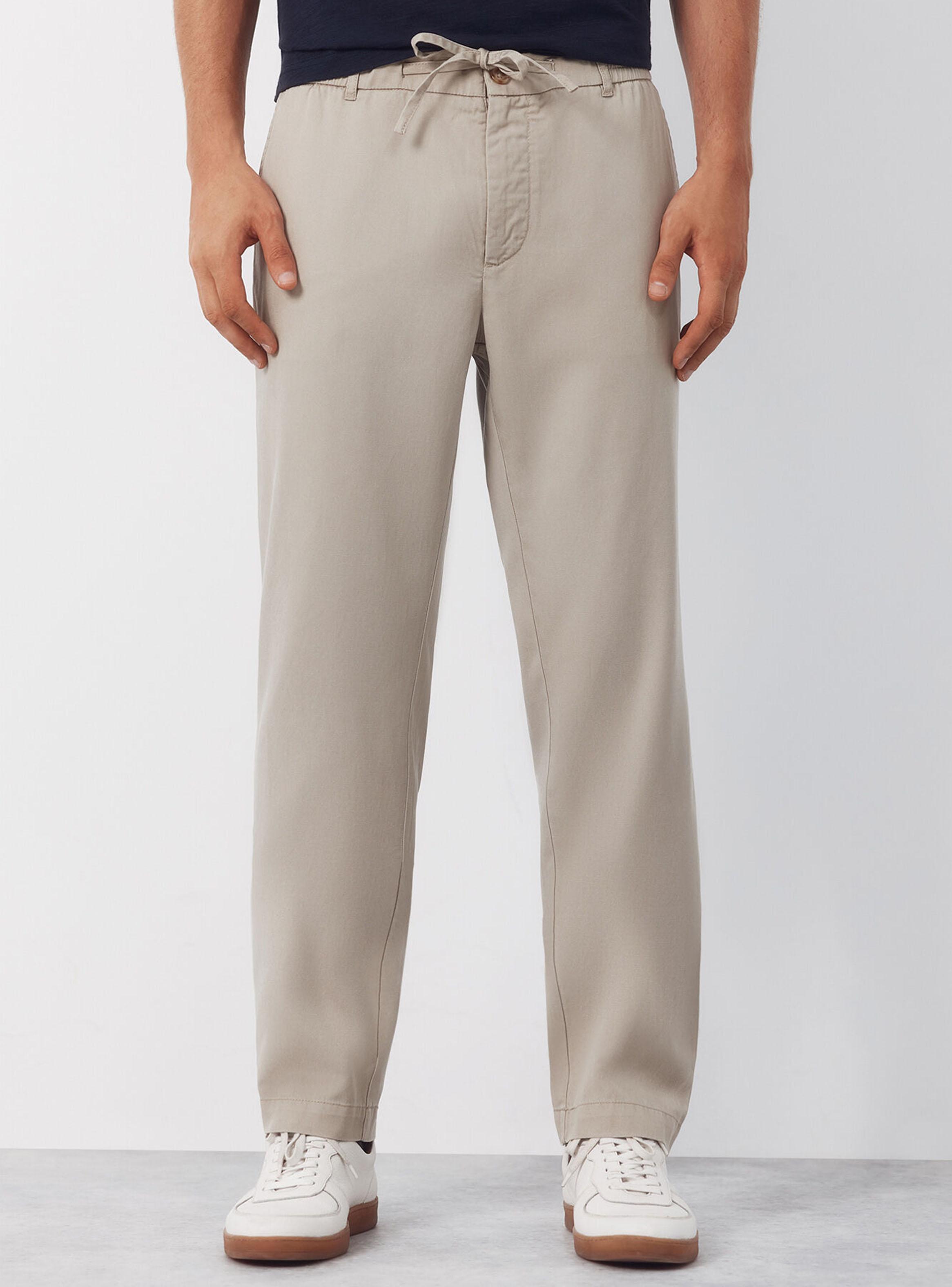Pantalón Chino Algodón Tencel Tapered-0