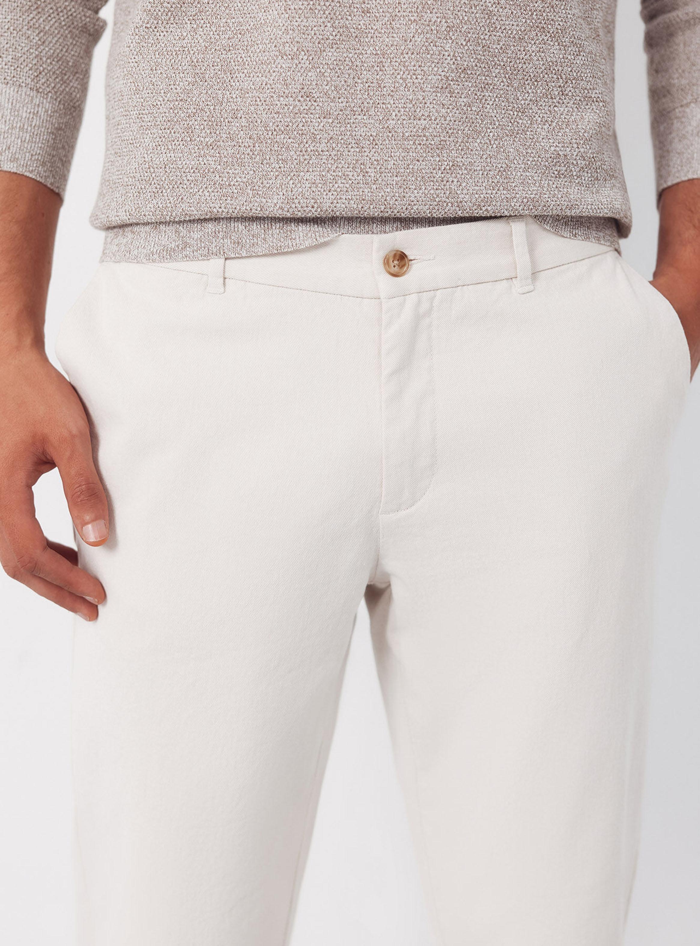 Pantalón Chino Algodón-Lino Regular-3