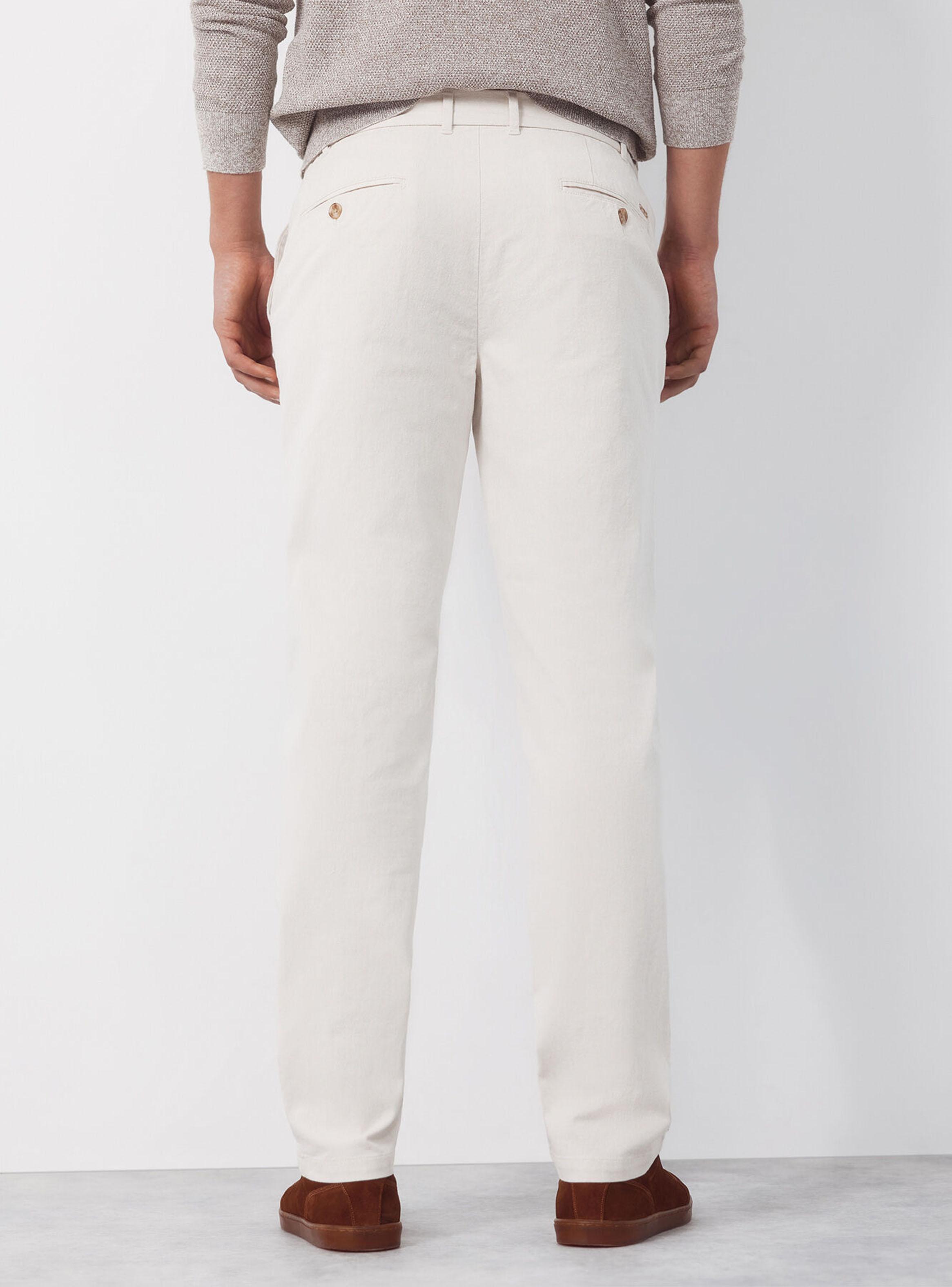Pantalón Chino Algodón-Lino Regular-1