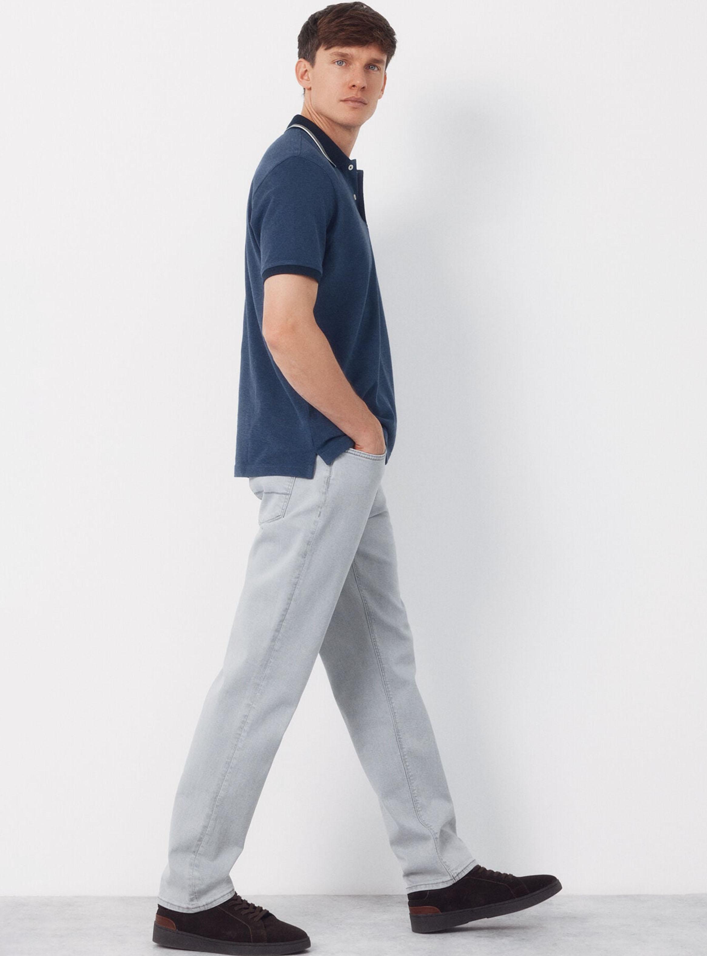 Pantalón Algodón Vaquero Regular Fit-5