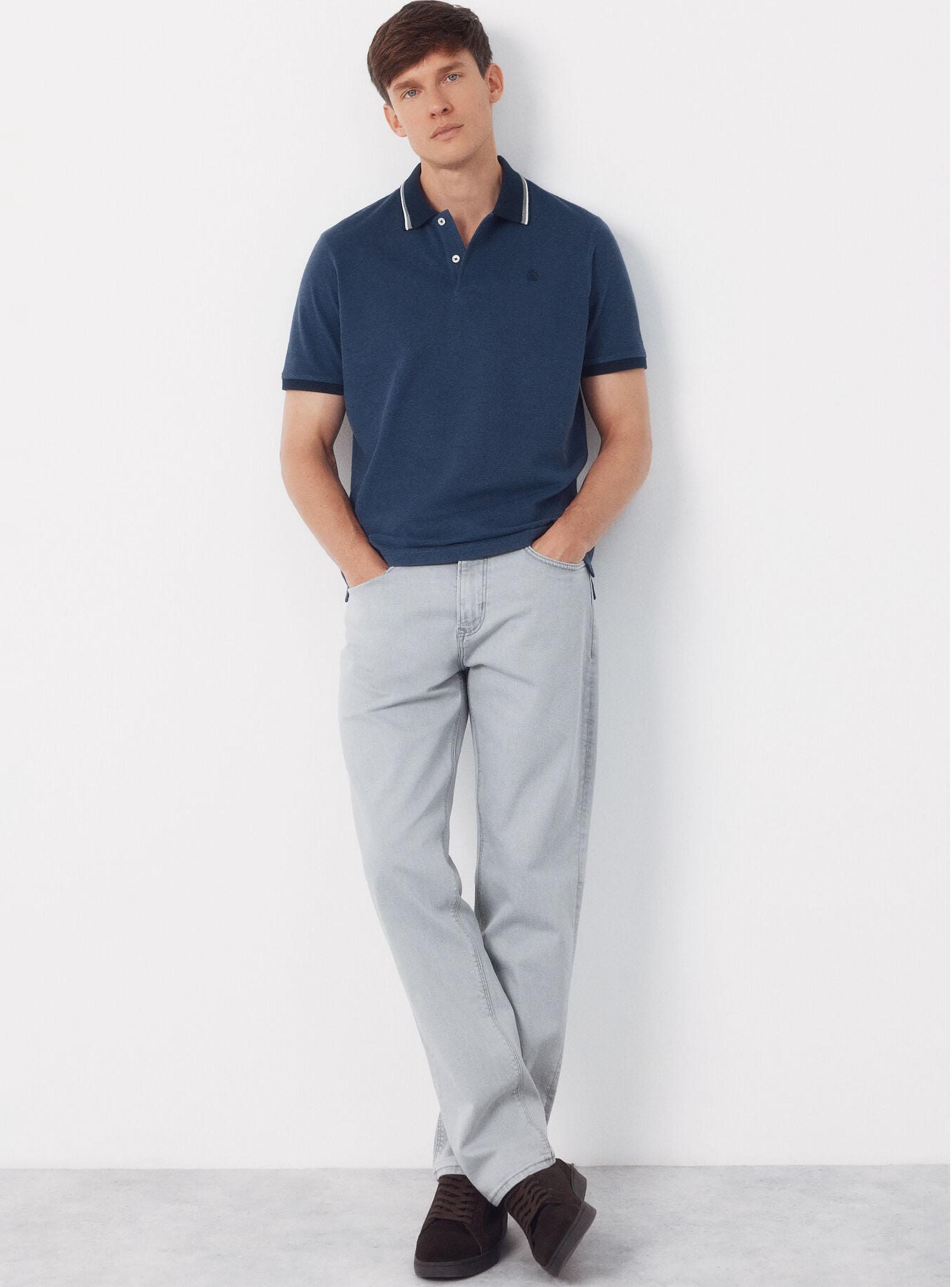 Pantalón Algodón Vaquero Regular Fit-4