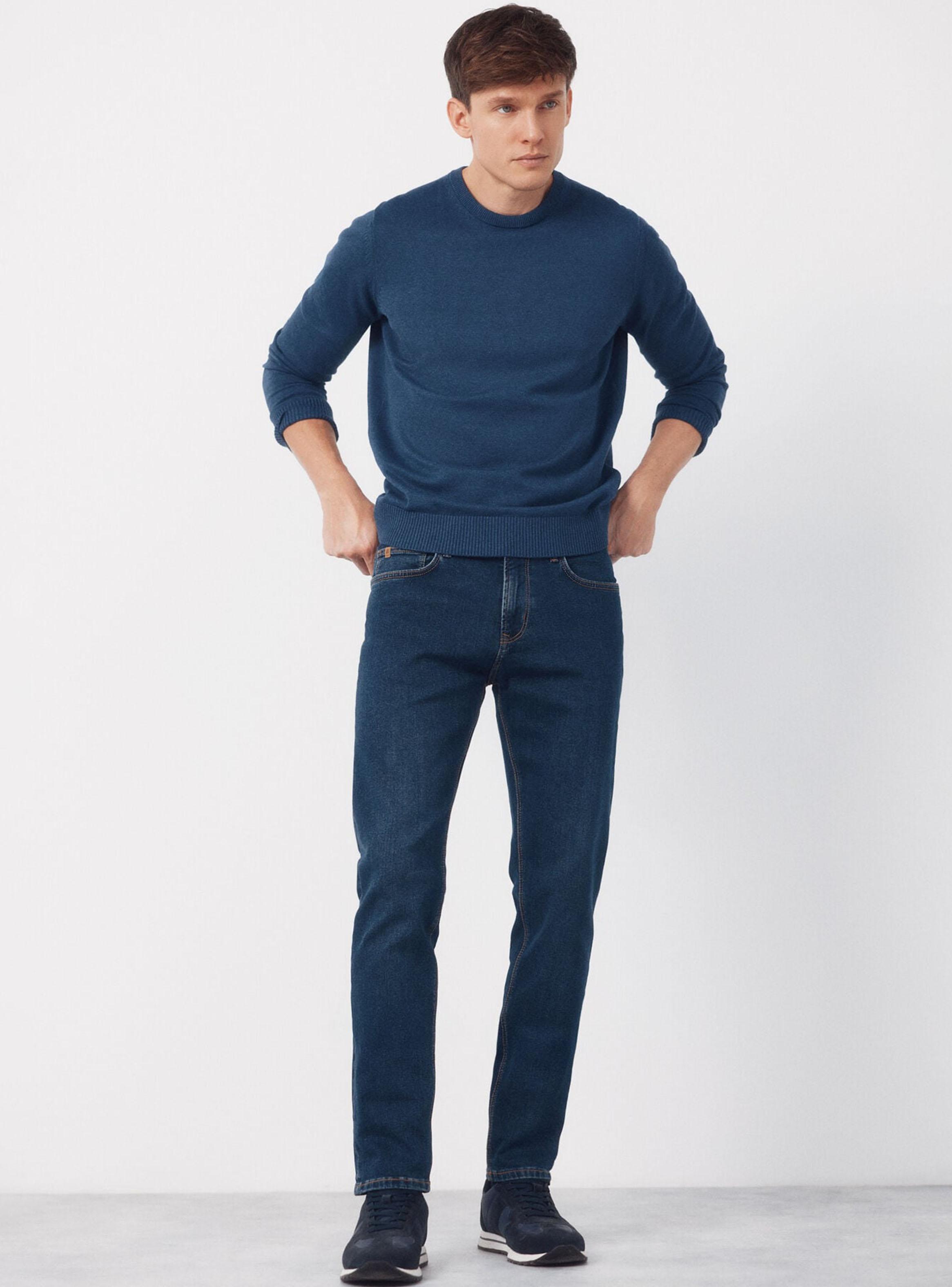 Pantalón Vaquero Slim Fit Algodón-4