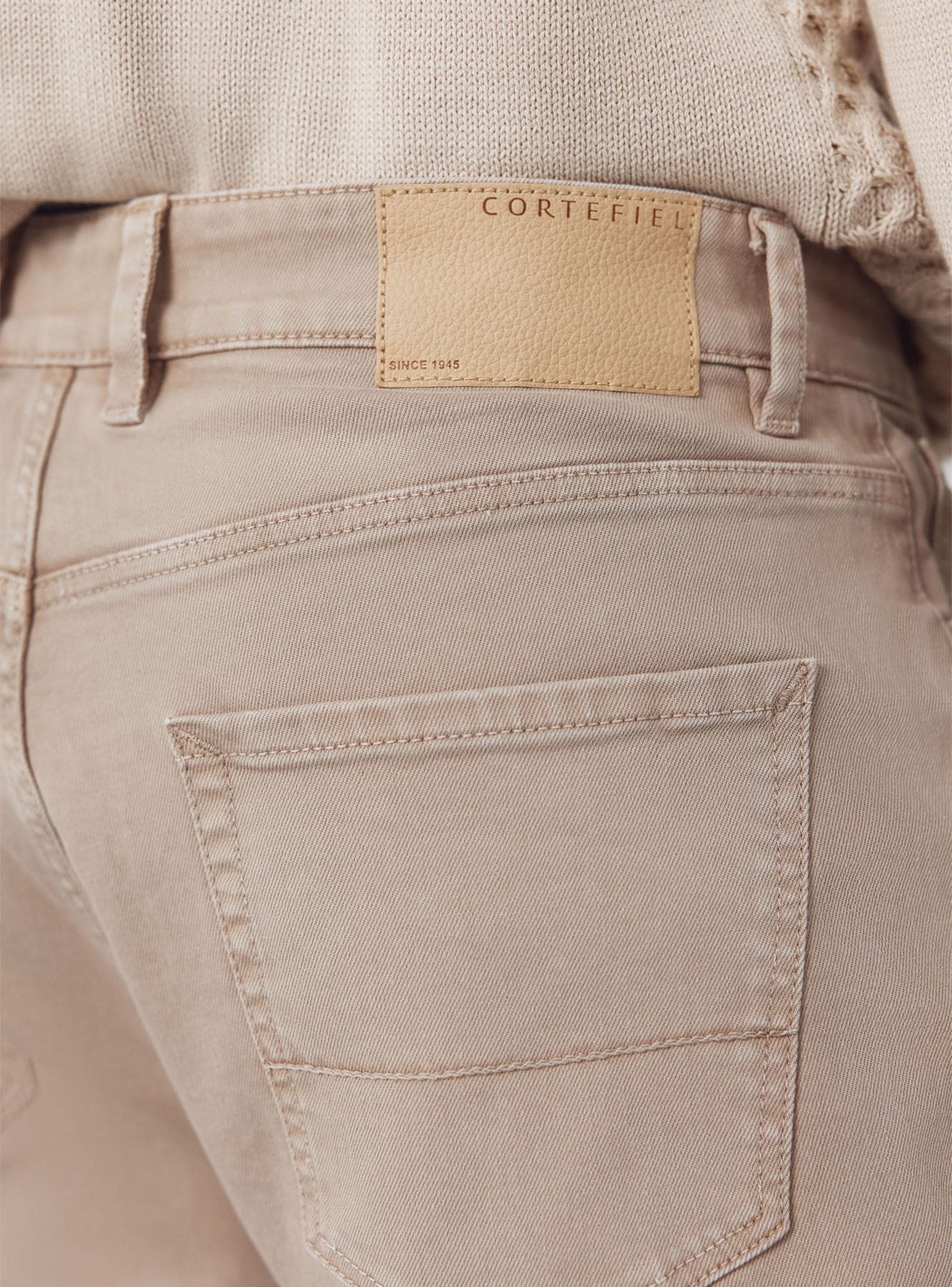 Pantalón 5 Bolsillos Color Regular Fit-3