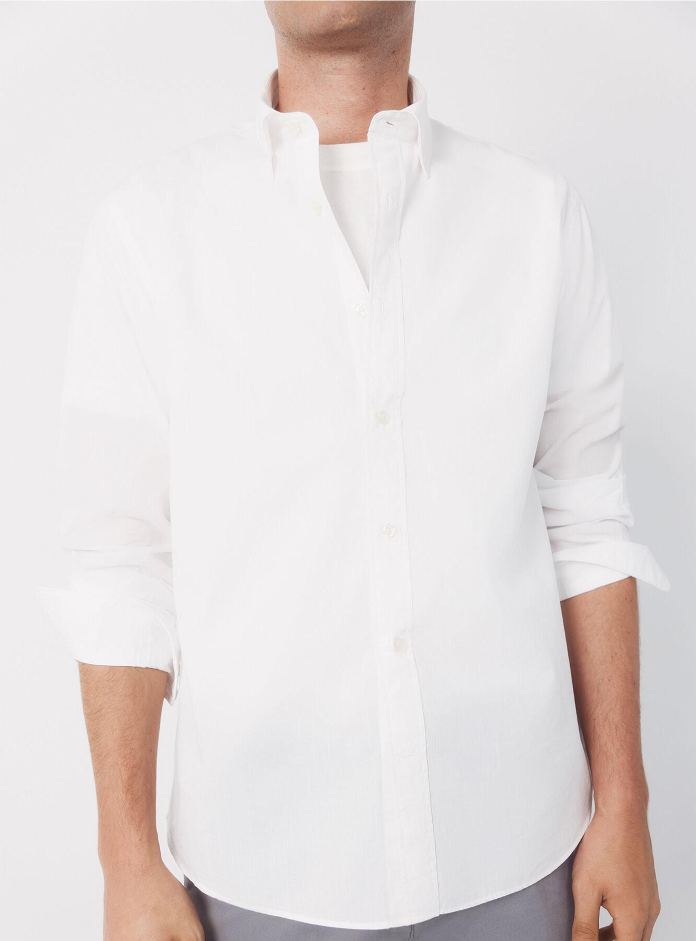 Camisa Lisa Popelín Algodón-4