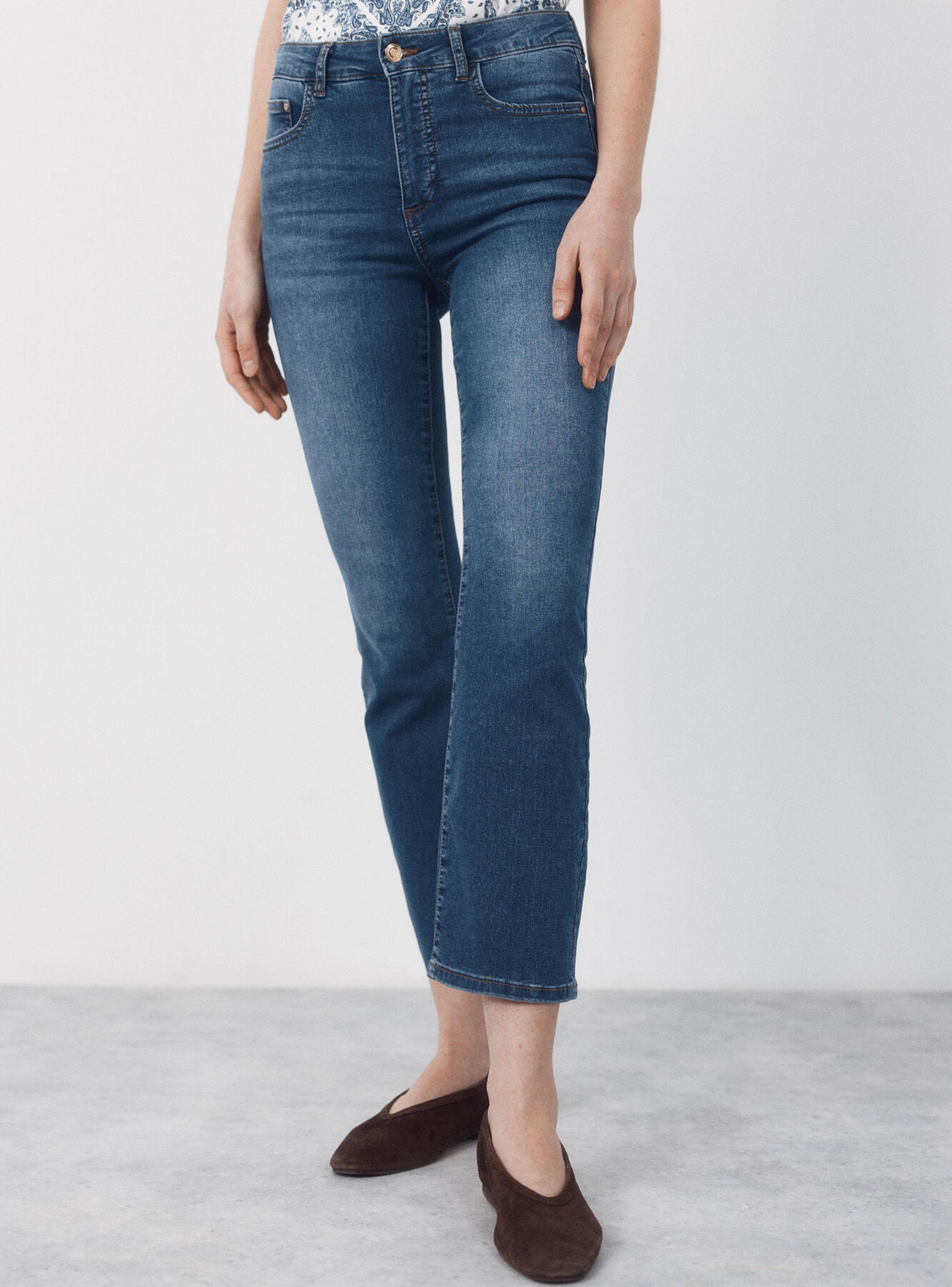 Jeans Flare Midi-0