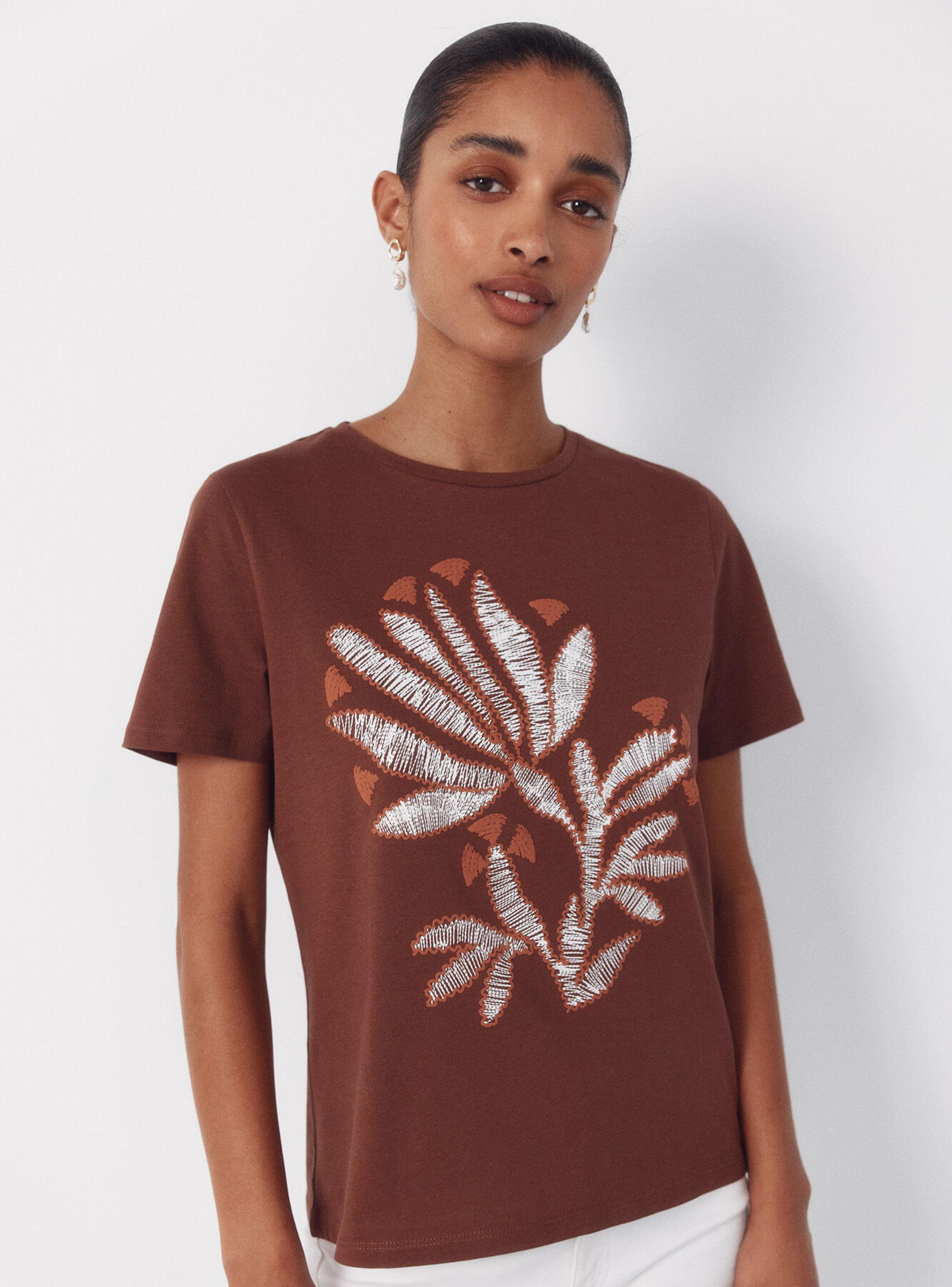 Polera Estampada Silueta-0